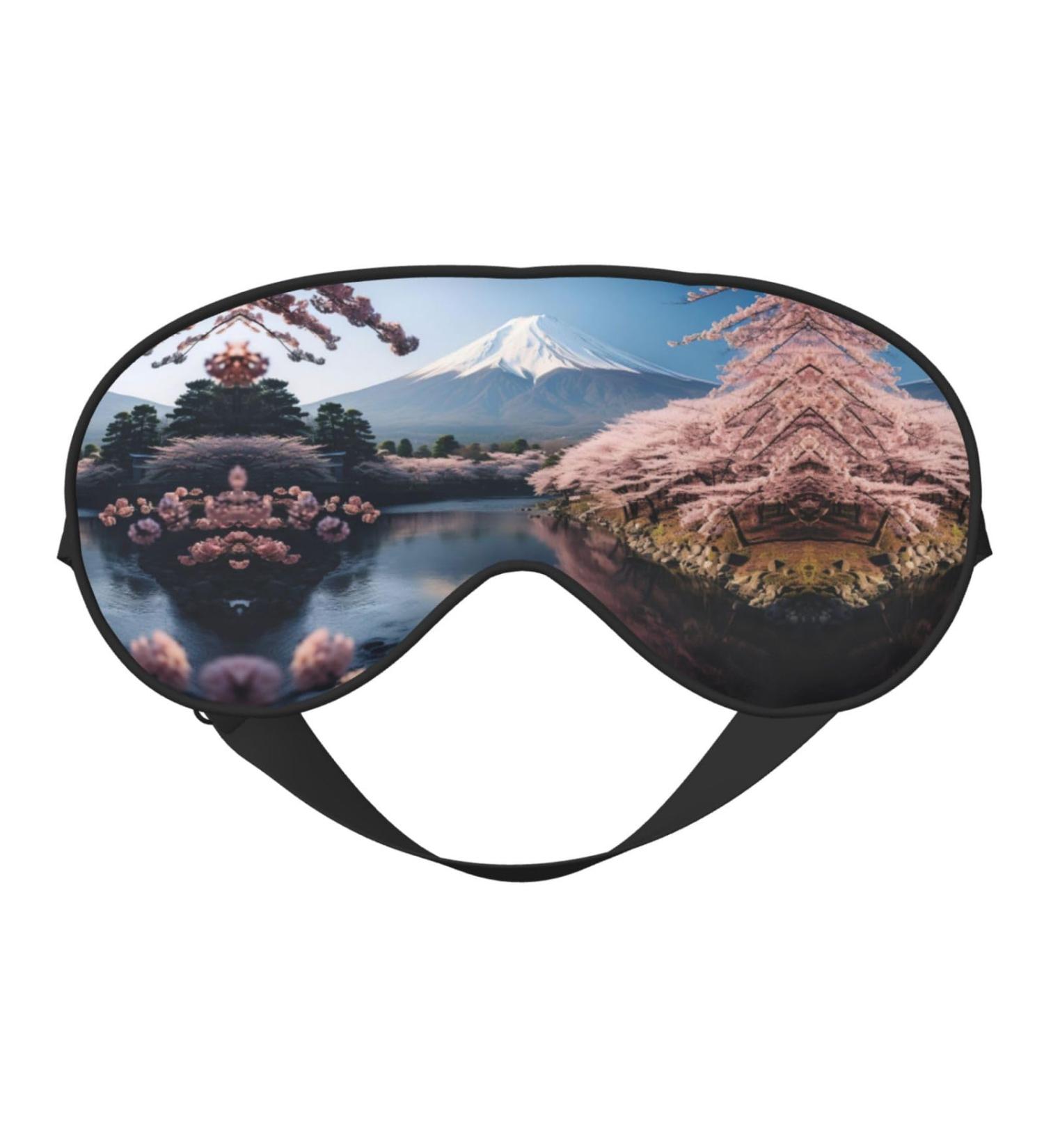 Buy SSIMOO Japan Mount Fuji Sleep Mask - Adjustable Breathable Eye Mask for Comfort | International Shipping - Buy Online on GoSupps.com