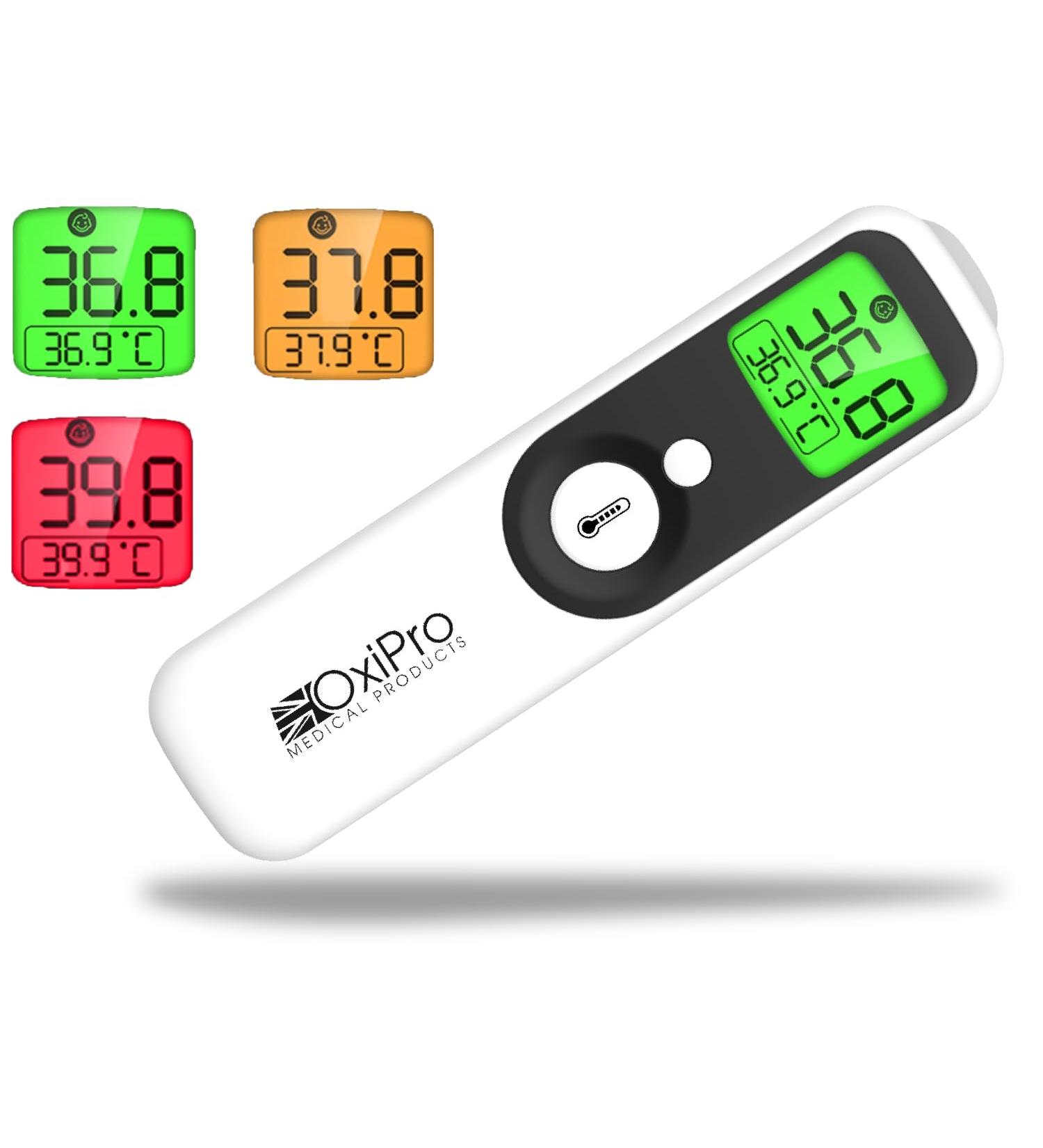 OxiPro TH1 4-in-1 Digital Thermometer - Infrared Ear & Forehead Baby Bath Bottle Surface Thermometer, CE Approved, Clinically Validated, NHS Supplier - Buy Online on GoSupps.com