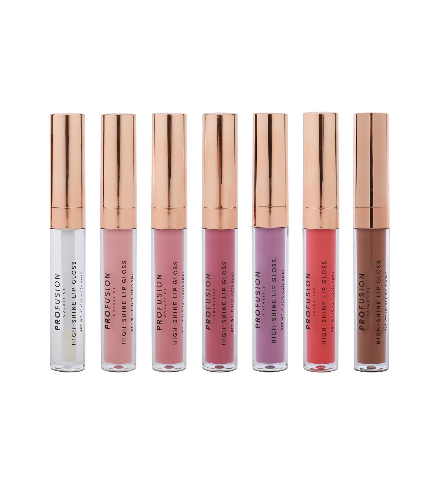 Profusion Cosmetics Frosted Snow Sparkle Lip Gloss Set - High Shine Vegan & Cruelty-Free Perfect for Holiday Parties - Buy Online on GoSupps.com