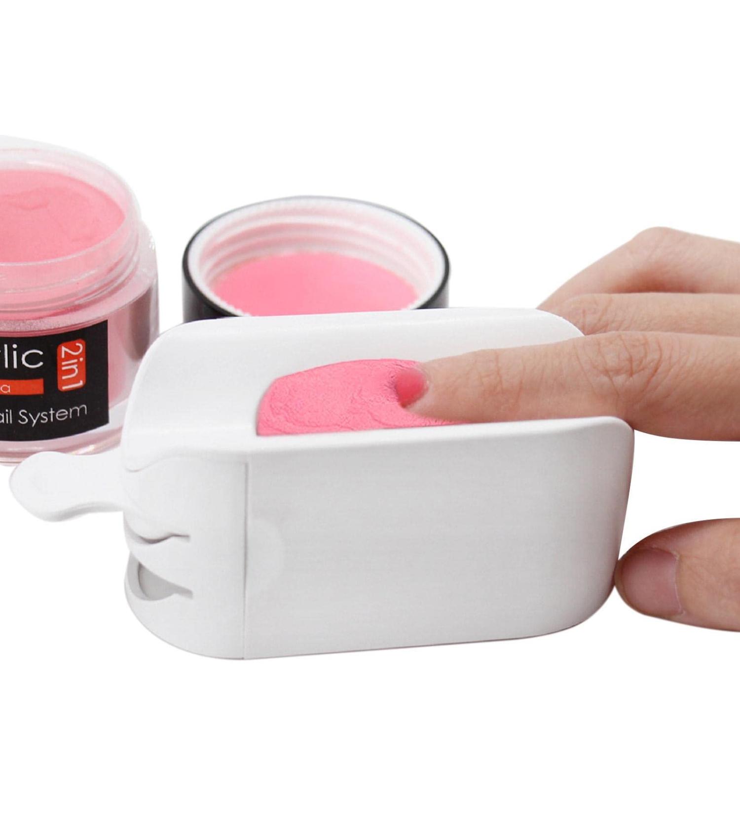 Nocapam Recycling Box for Nail Powder - 3 Layer Brush Holder & French Tool Container for Beginners - Perfect for Nail Art & Powder Collection - Buy Online on GoSupps.com