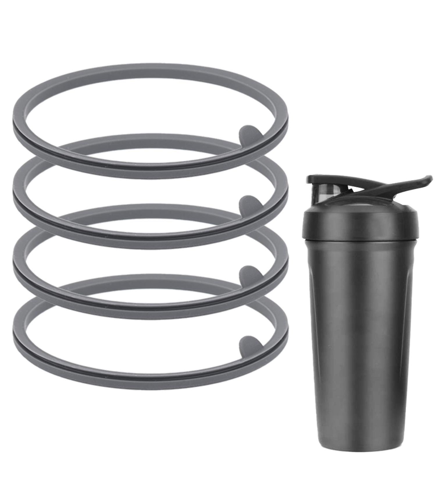 4pcs Joints de Rechange pour Blenderbottle Strada Flip Shaker Cup Bouteille d'Eau en Acier Inoxydable Accessoires de Rondelle en Silicone pour Blenderbottle Strada Shaker 24oz & 28oz (Gris) - Buy Online on GoSupps.com