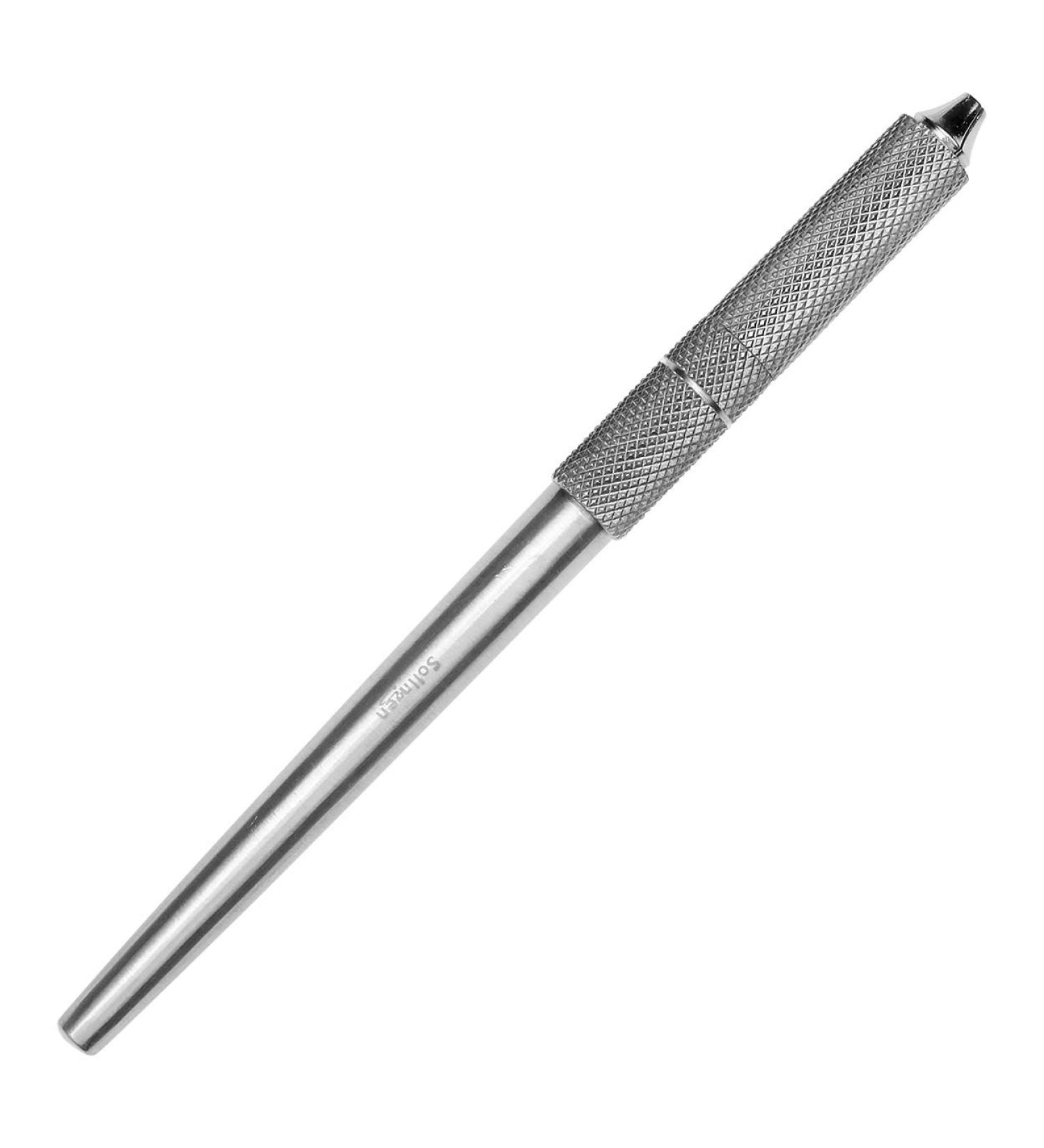 May foot care scalpel handle for hollow chisel blades for callus removal with grooved handle made of stainless steel