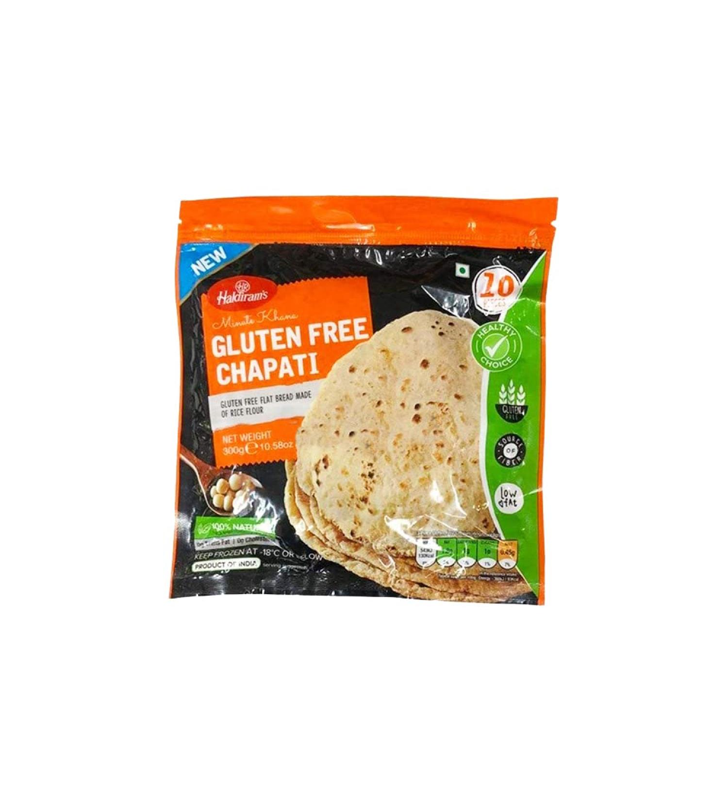 Haldiram's Gluten Free Chapati | 300G | Wheat Chapati | 100% Fresh | Indian Origin - Buy Online on GoSupps.com