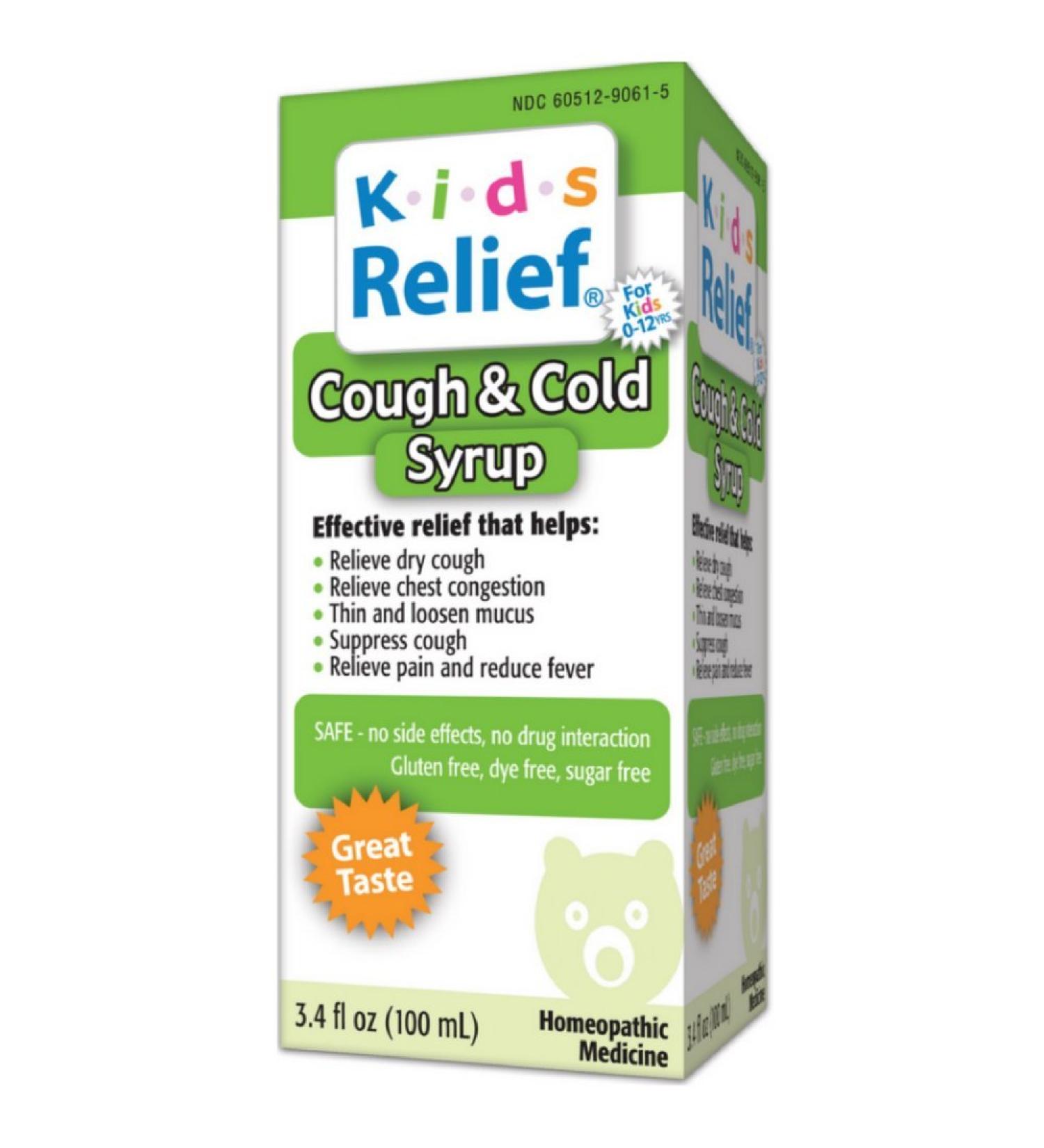 Kids Relief Cough & Cold Homeopathic Medicine