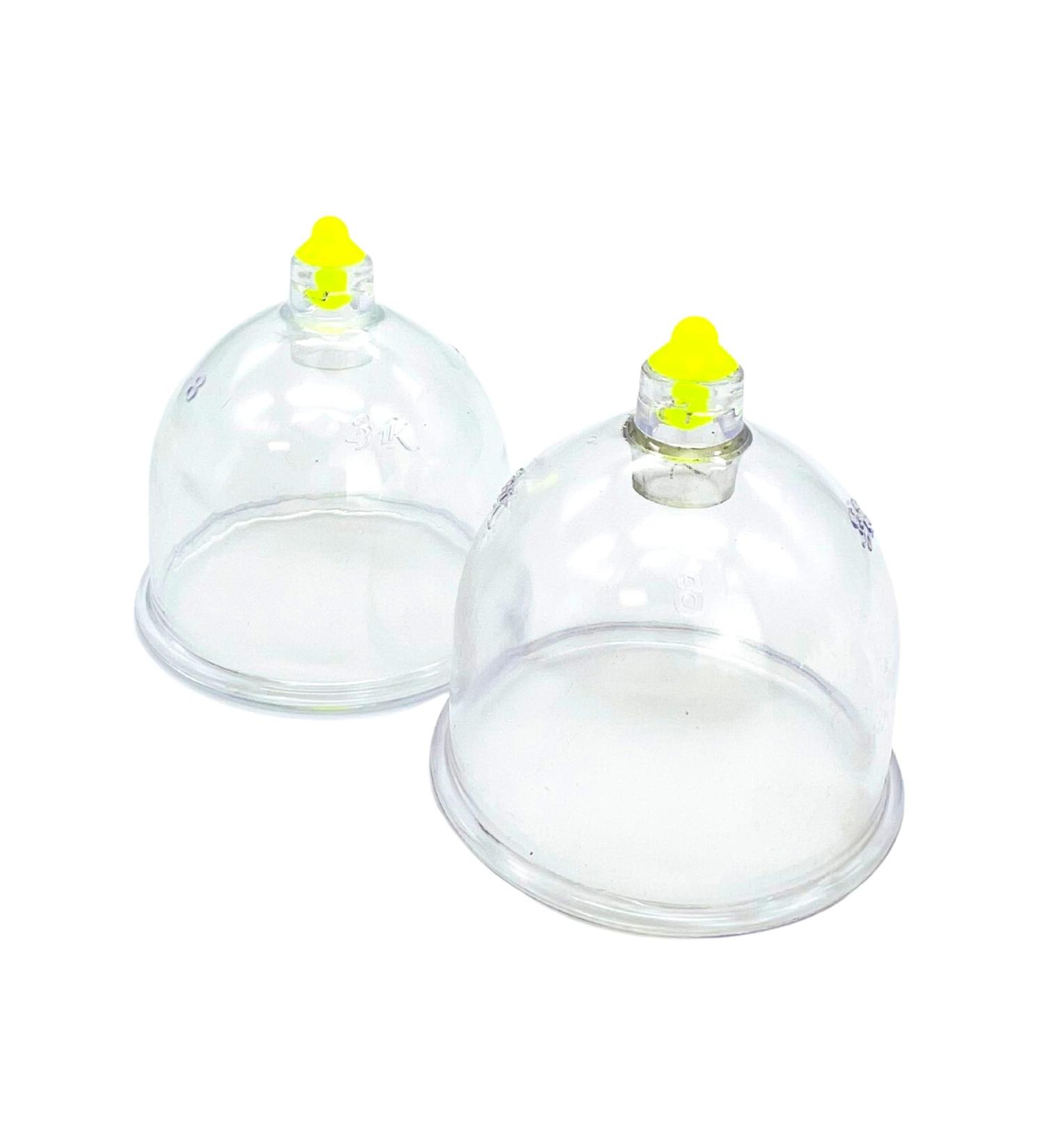 Buy Sifa 50x Cupping Glasses & Pump - Hijama Cupping Cups (6cm) for Holistic Health - International Shipping Available - Buy Online on GoSupps.com