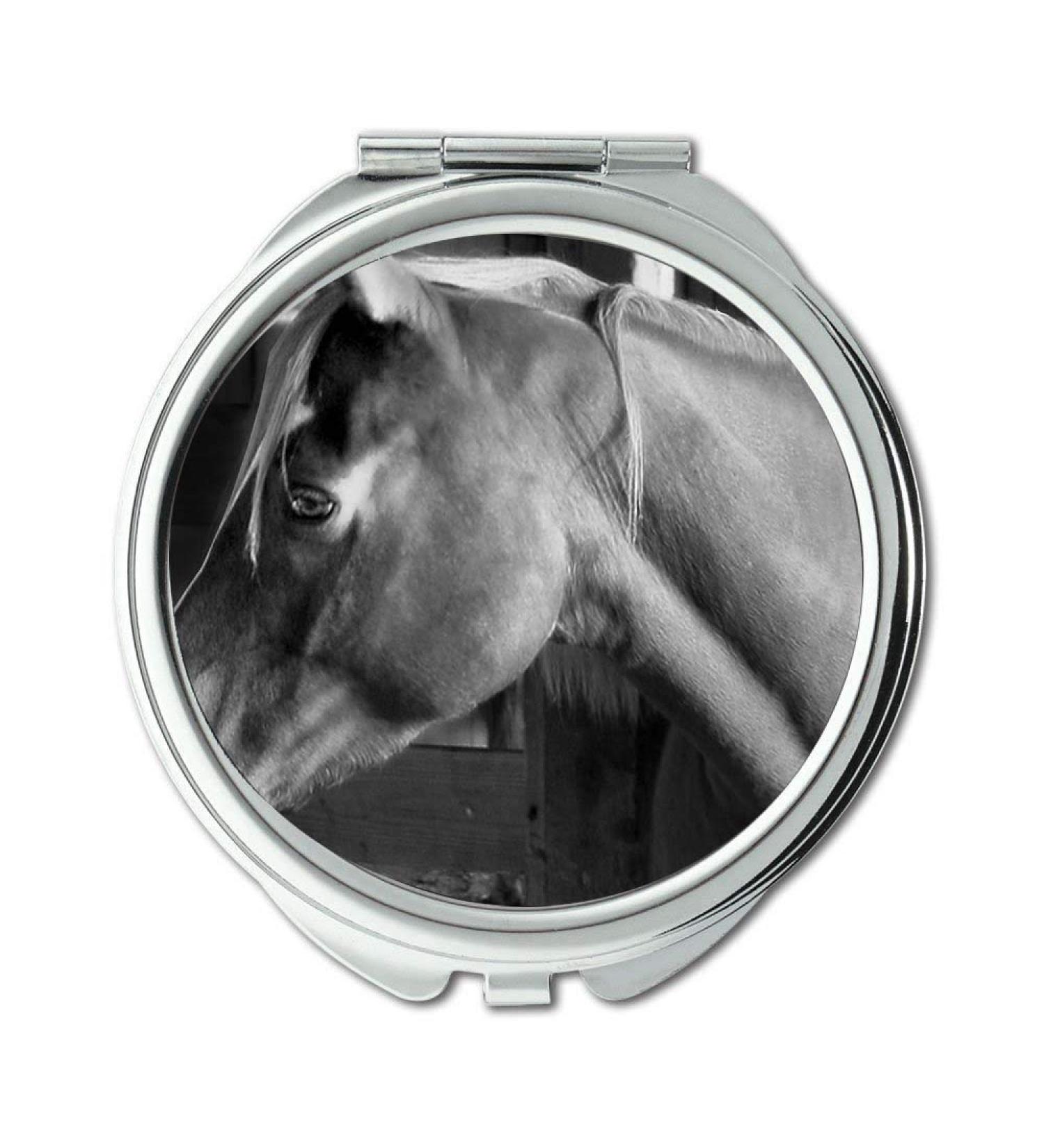 Mirror Travel Mirror animal black and white close up pocket mirror portable mirror - Buy Online on GoSupps.com