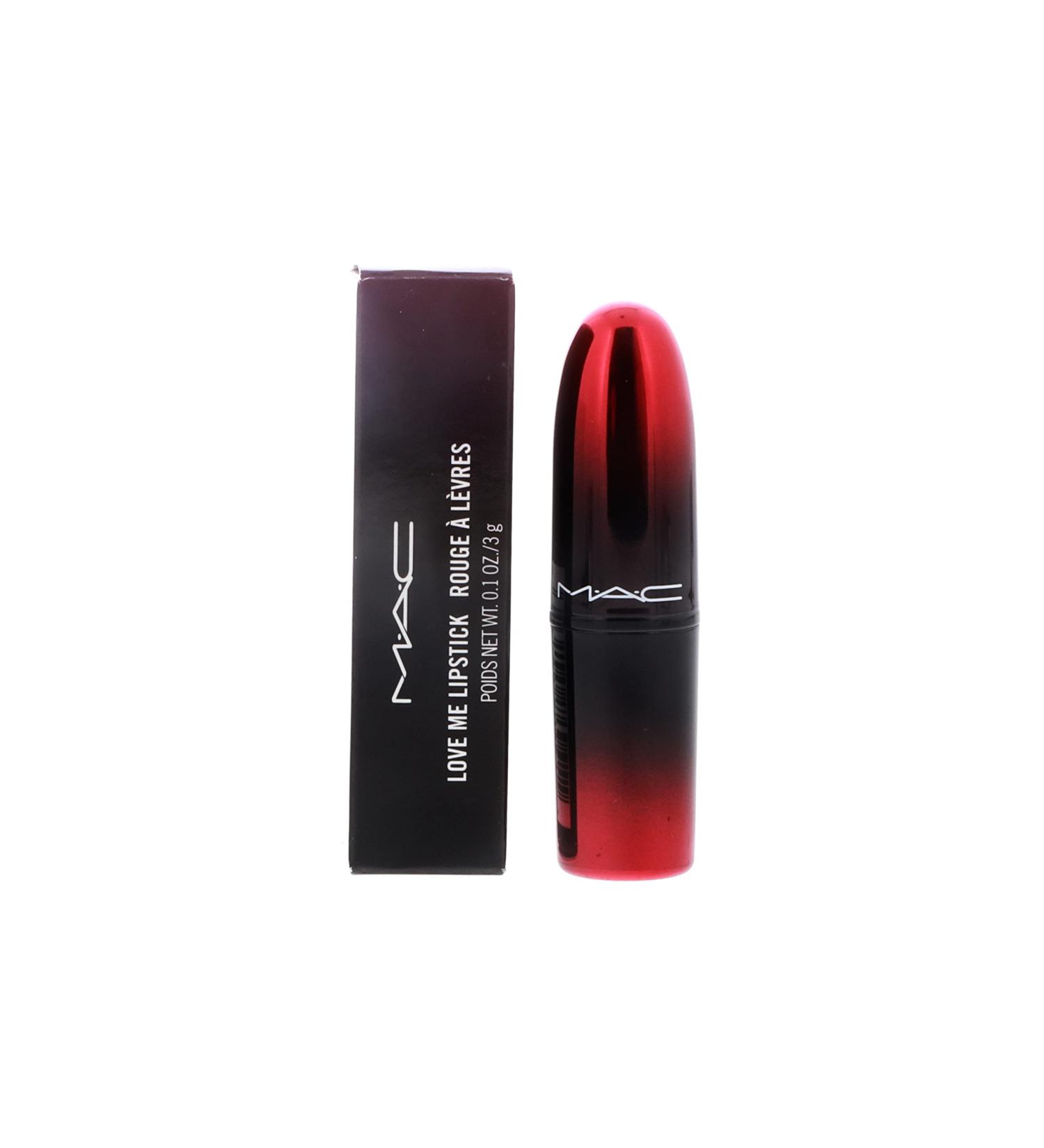 M.A.C. Love Me Lipstick Maison Rouge - Burgundy Red | Long-Lasting Lip Color - Buy Online on GoSupps.com
