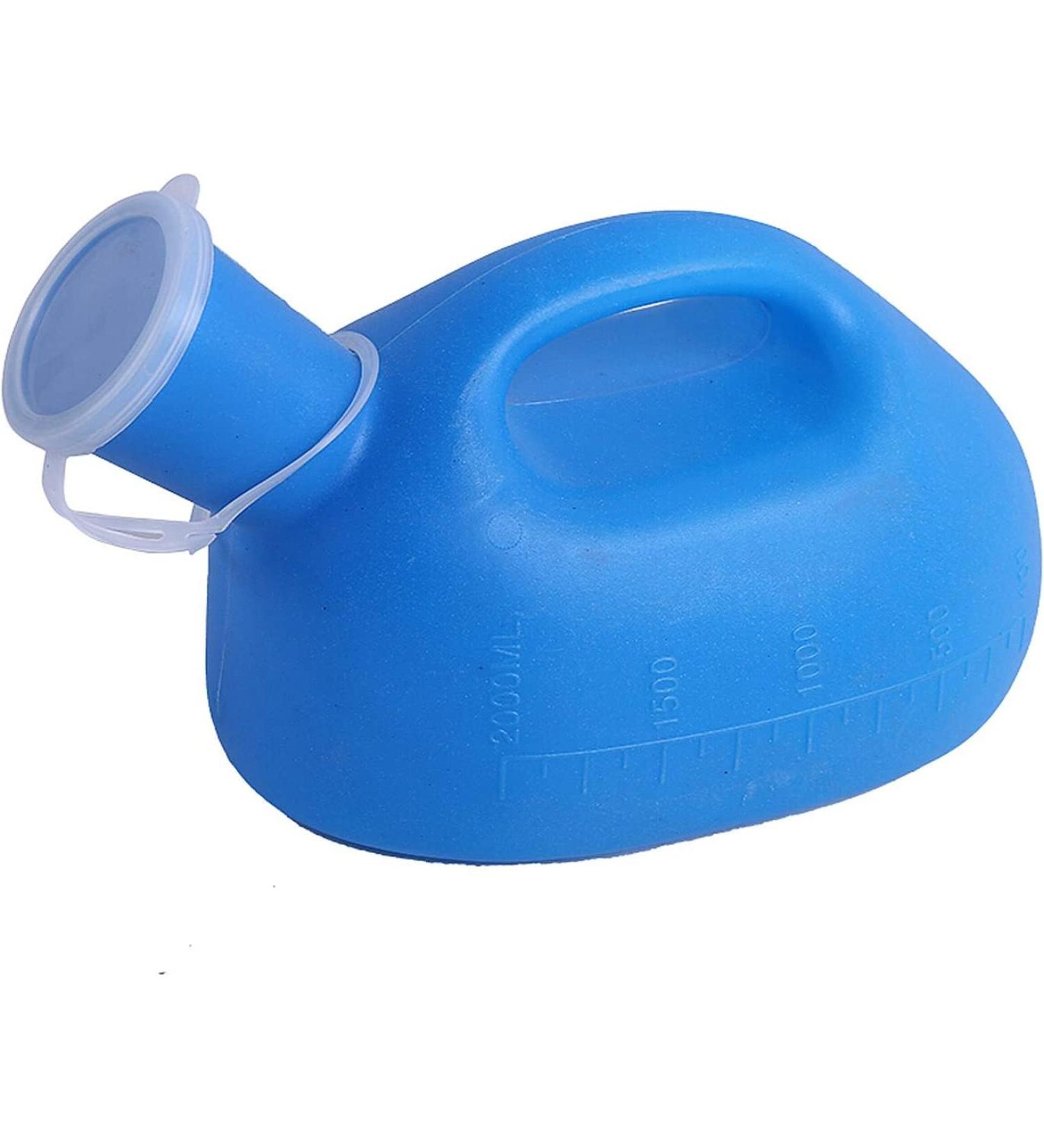 Potty 2000ML Male Urinal Portable Mens Potty Pee Bottle Collector Travel Toilet - Buy Online on GoSupps.com