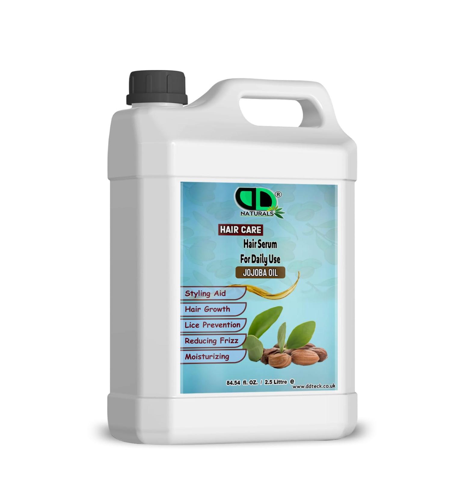 DD teck Hair serum for daily use with jojoba essential oil moisturizes the scalp and promotes hair growth adds shine and protects hair balances hair