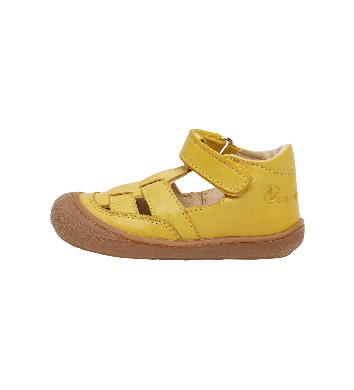 Naturino WAD-Leather Closed-Toe Shoes | 8.5 UK Child | Yellow - Buy Online on GoSupps.com