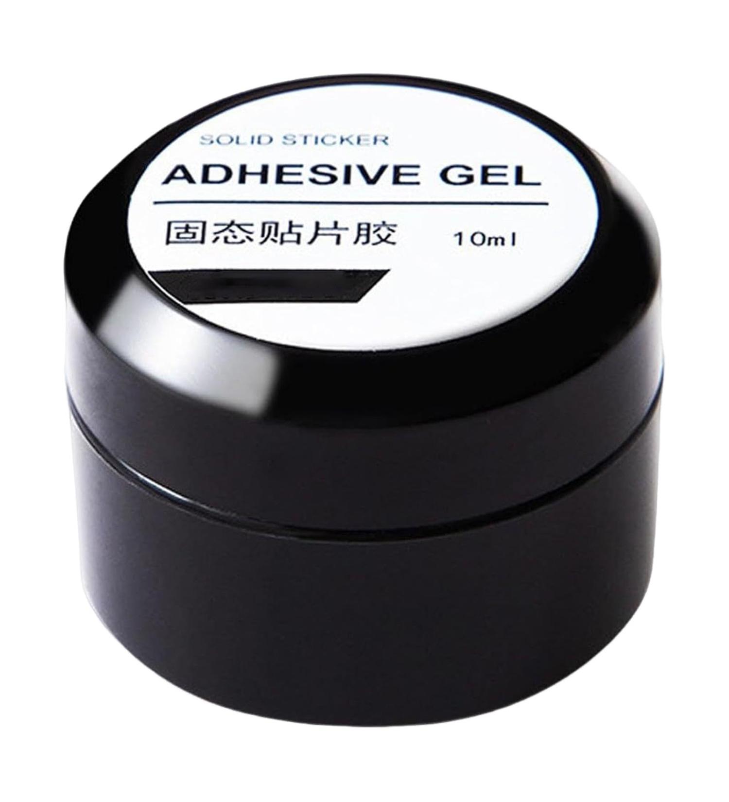 Jextou Solid Nail Glue Gel Long-Lasting Strong Adhesion Nail Tips Solid Hard Gel Non-Stick Hands Nail Glue for Nail Home Salon 10ml - Buy Online on GoSupps.com