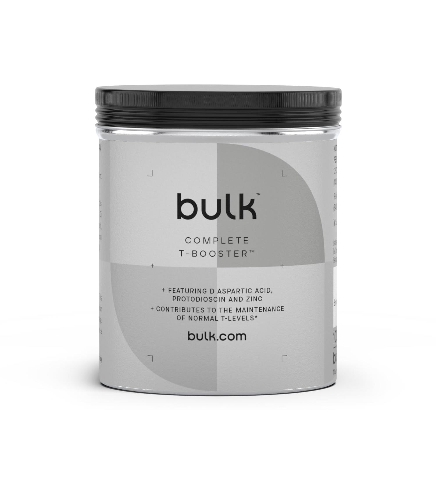 Bulk Complete T-Booster Capsules Pack of 180 30 Servings 180 count (Pack of 1)