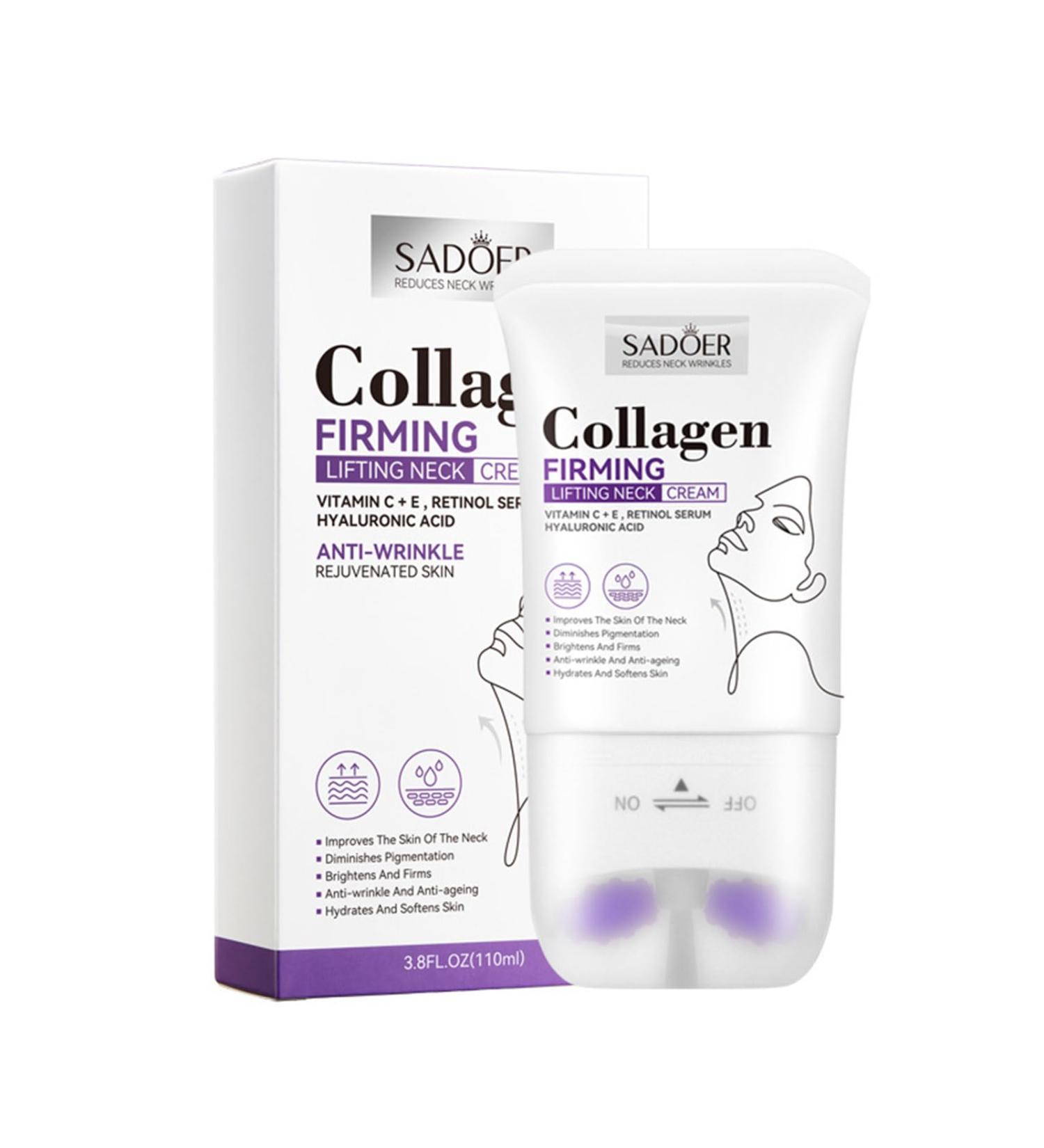 Neck Cream Neck Creams for Firming Roller Neck Creams for Tightening Best for Older Women Relieve Edema In The Neck Reduce Wrinkles Fine Lines and Double Chin Firm and Lift Sagging Skin (1PCS) - Buy Online on GoSupps.com