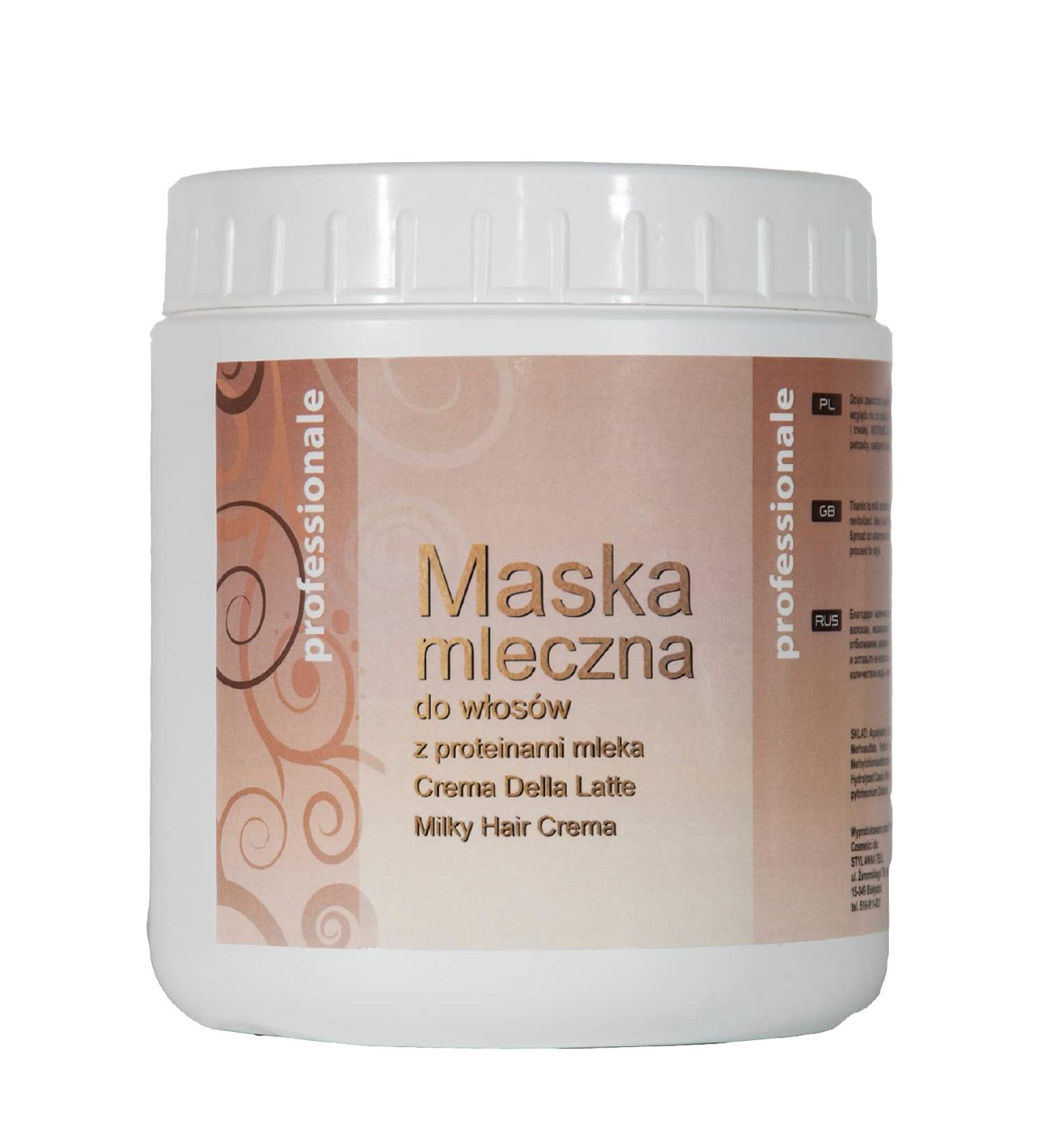 BSB Hair Mask with Milk Protein - Nourishing Treatment for Dry Damaged & Chemically Treated Hair - 1000ml - International Shipping - Buy Online on GoSupps.com