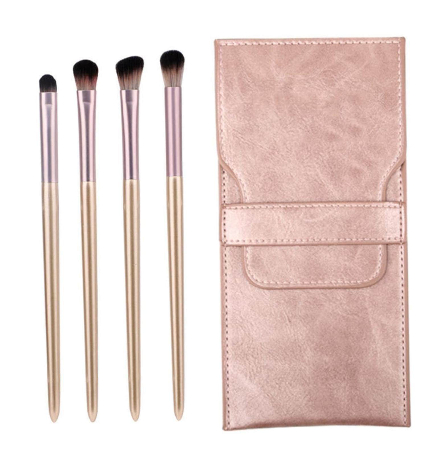 Outanaya 1 4pcs Eye Makeup Brushes Grooming Kit Mini Brush Foundation Brush Makeup Tool Pink Plastic - Buy Online on GoSupps.com