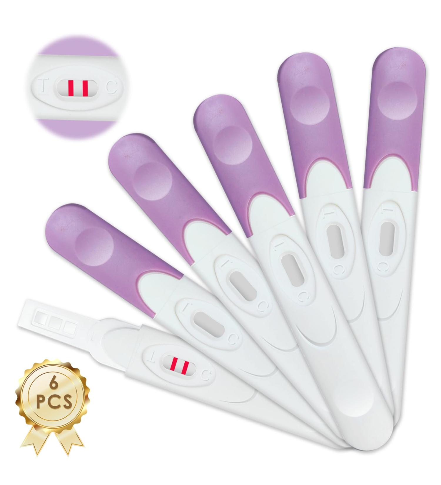6 Pack Early Pregnancy Test - Fast 3-Minute Detection High Sensitivity for Accurate Results - Buy Online on GoSupps.com