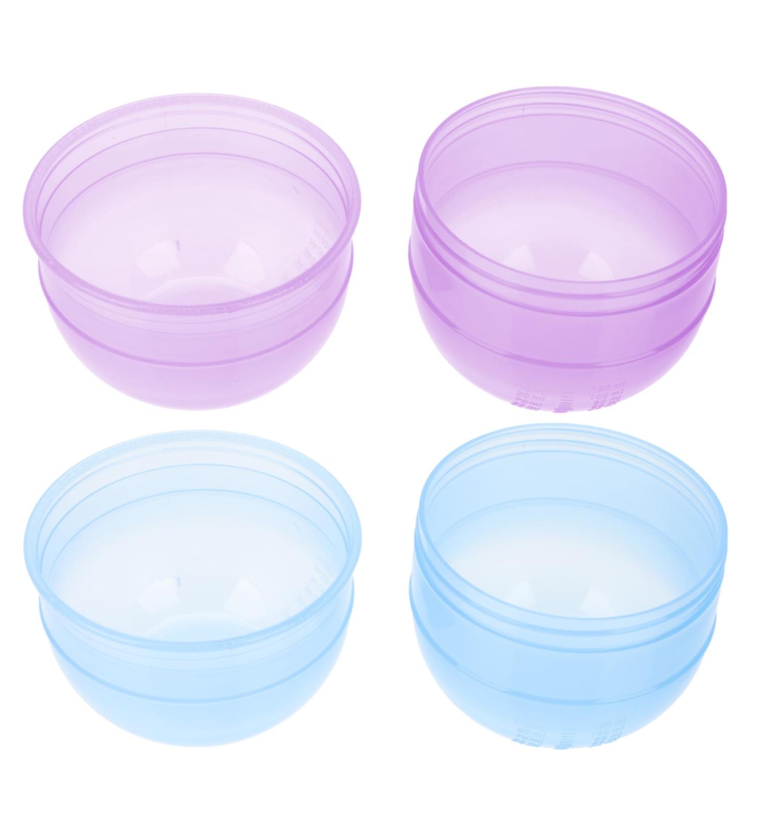GALPADA Gobelet M langeur Pour M lange De Couleurs 2 Pi ces Bol Doseur Transparent Graduation R sistant Et Facile Nettoyer Pour Salon De Coiffure Ou Usage Domestique - Buy Online on GoSupps.com
