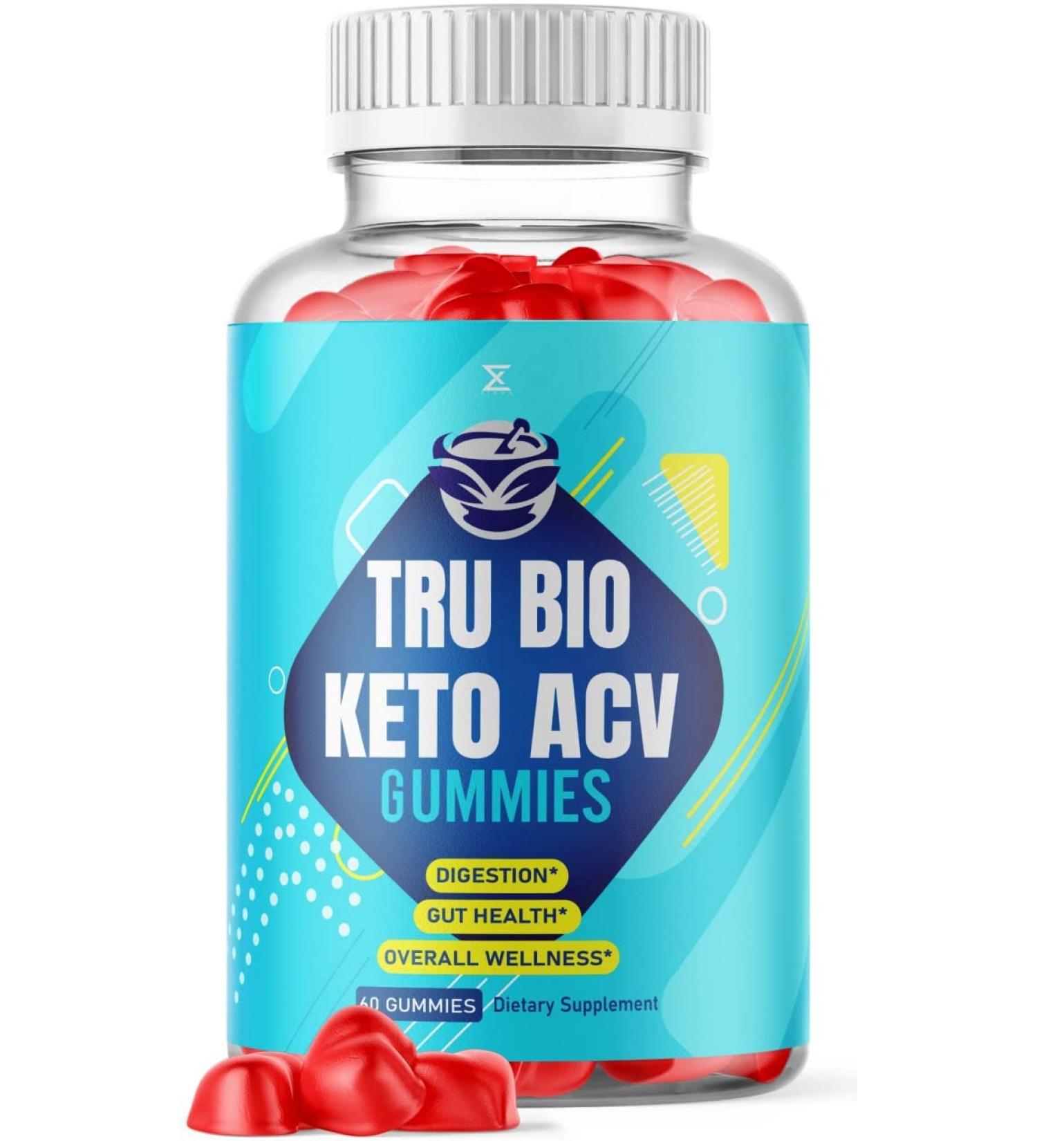 Tru Bio Keto Apple Cider Vinegar Gummies for Weight Loss - Doctor Juan Fat Belly Burner - 60 Gummies - Buy Online on GoSupps.com