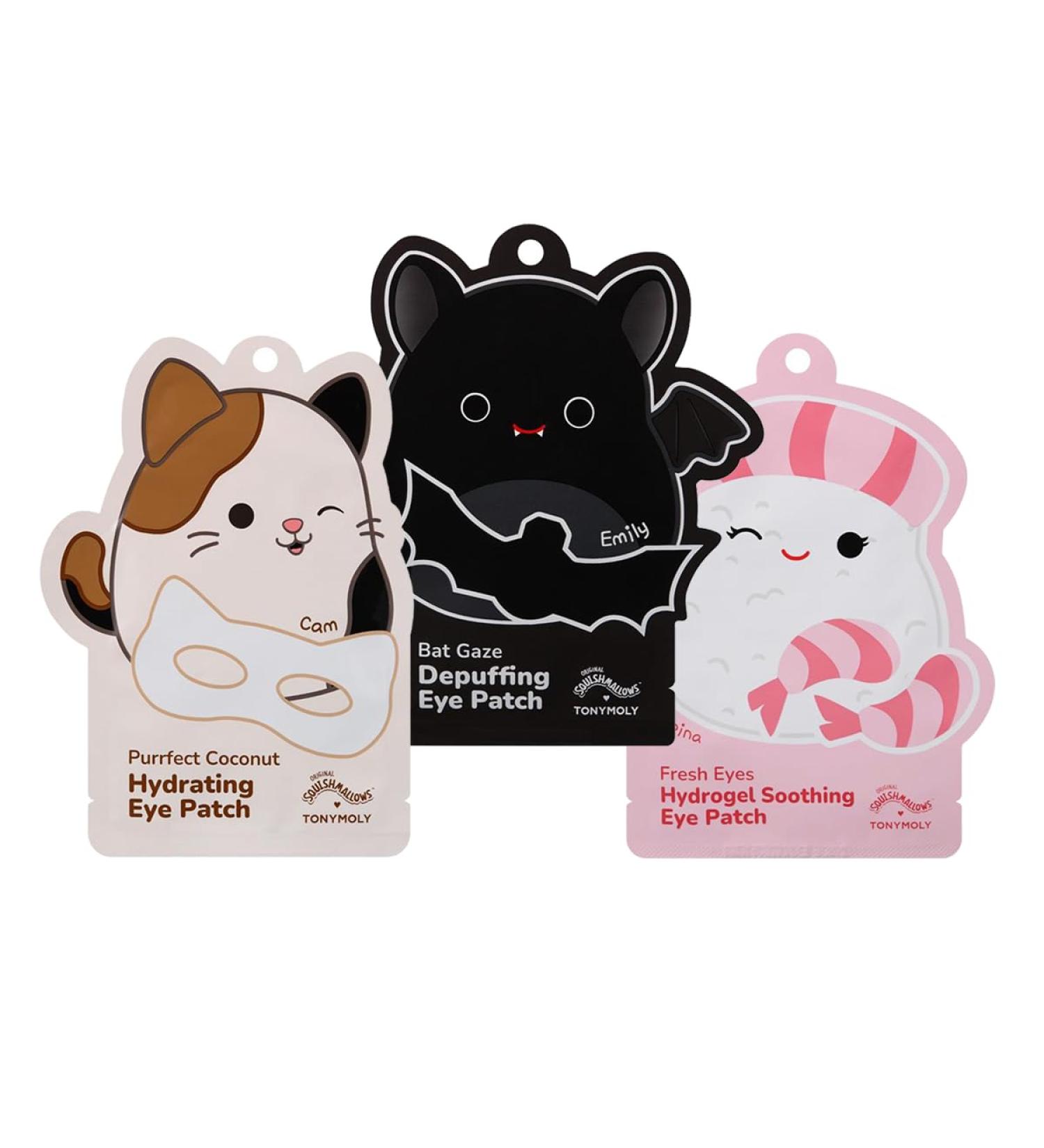 TONYMOLY x Squishmallows Hydrating Eye Patch Set - Assorted | Shop Now for Global Shipping & Skincare Benefits - Buy Online on GoSupps.com
