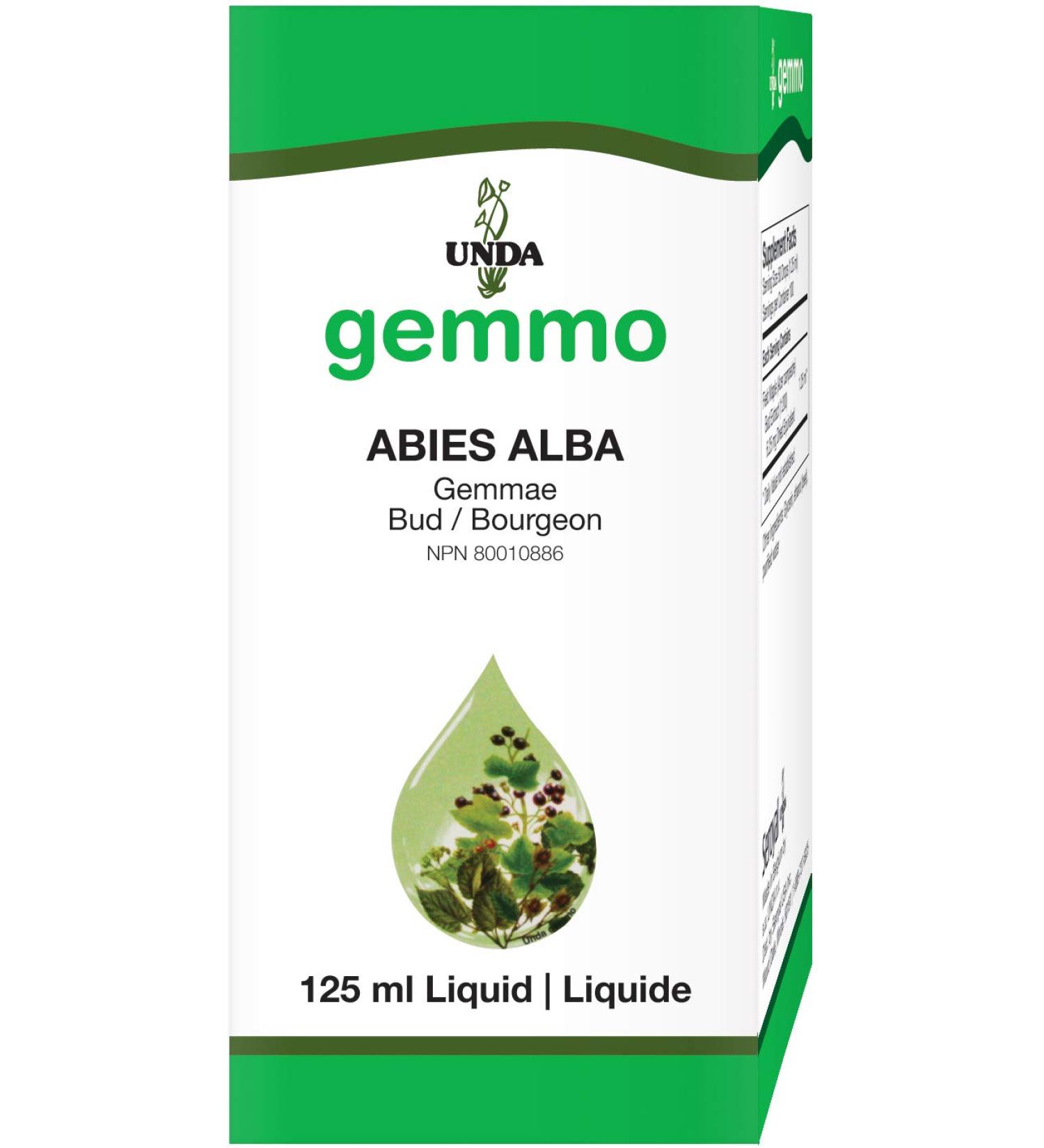UNDA Gemmo Therapy Abies Alba - Pure Silver Fir Buds | 4.2 fl. oz. | International Shipping Available - Buy Online on GoSupps.com