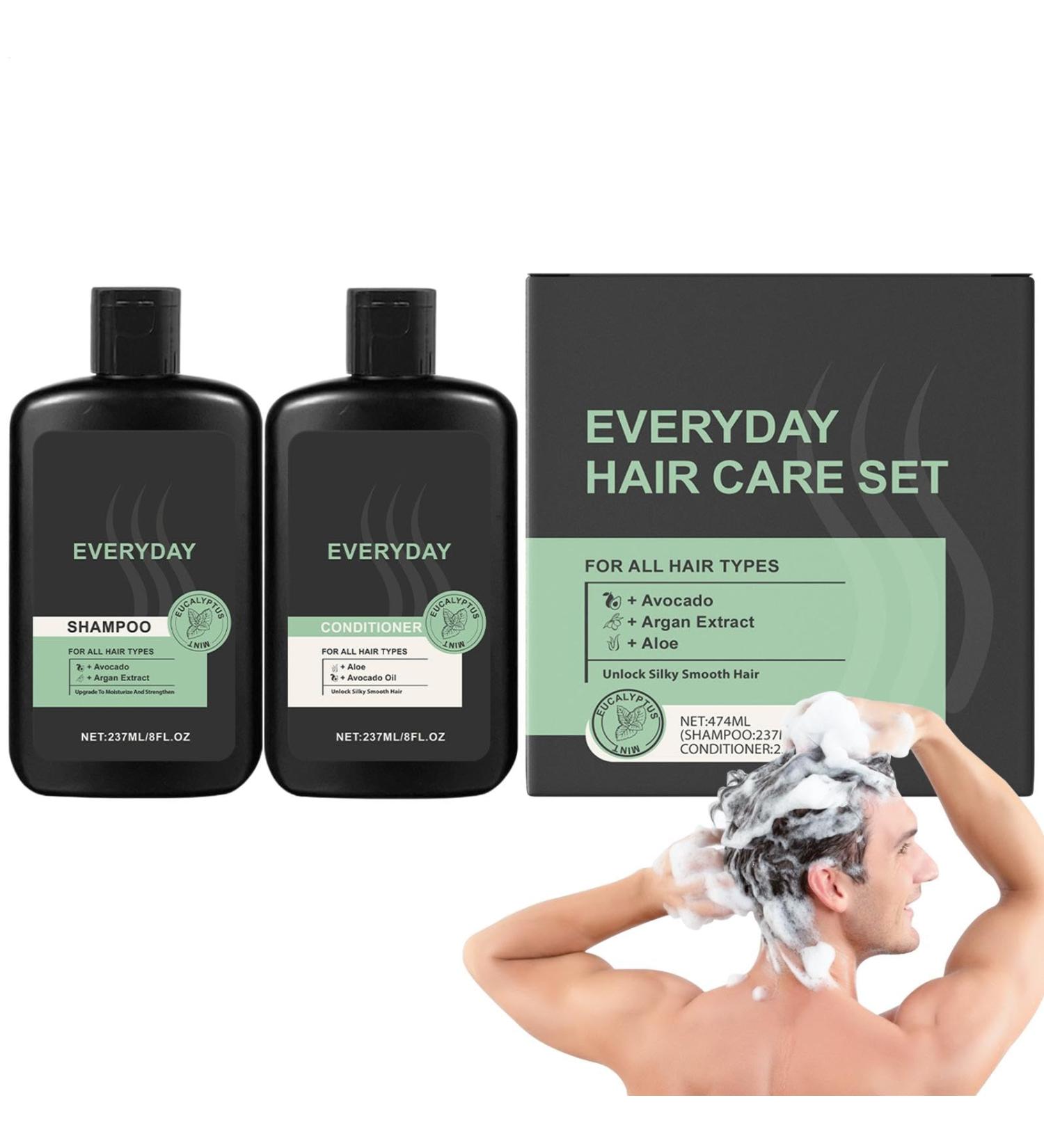  G n rique Shampoo and Conditioner Set for Men 473 ml Hydrating Hair Care Kit Soothing Scalp Relief Formula Root Repair & Nourishment (Refreshing & Moisturizing) for Dry Itchy Scalp - Buy Online on GoSupps.com