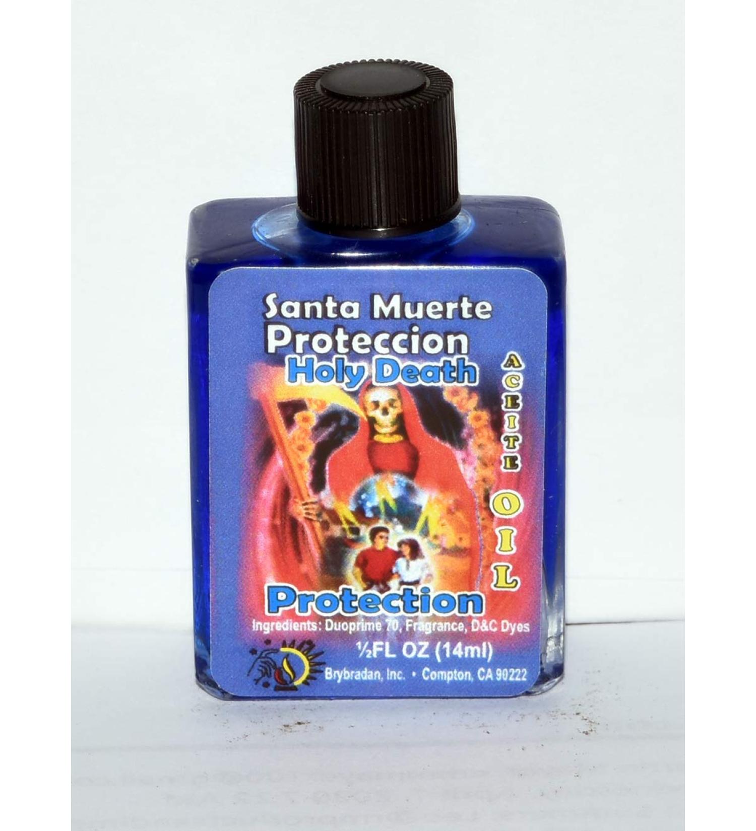 1 Piece Holy Death Protection Spiritual Oil Santa Muerte Proteccion Aceite Espiritual -1/2 FL OZ 14.7ML N/A. 1