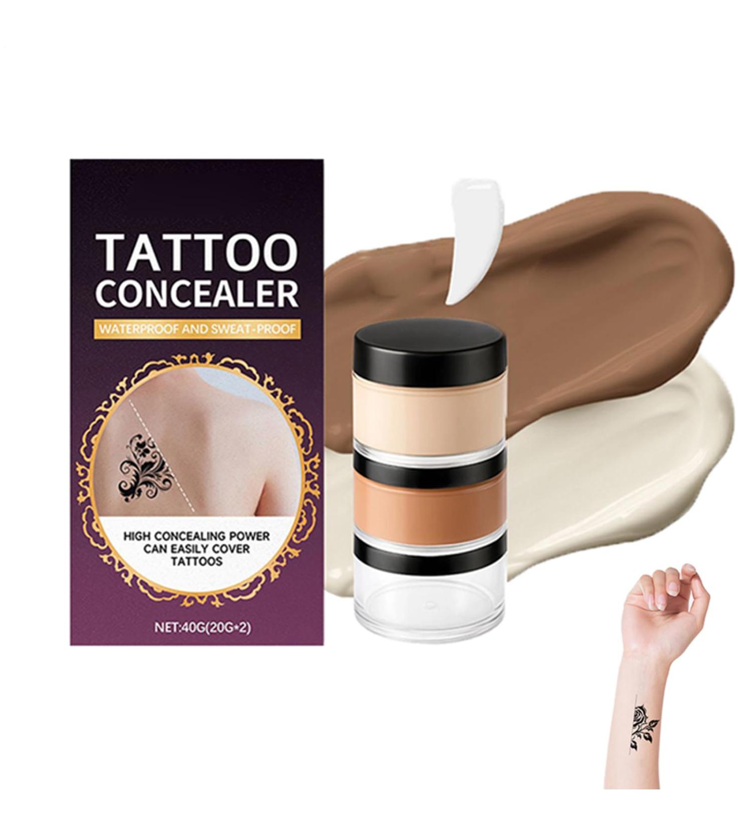 Waterproof Body Concealer | Waterproof Makeup Cream for Legs Invisible Sweat-Resistant for Parties Holidays Classrooms Meetings - Buy Online on GoSupps.com