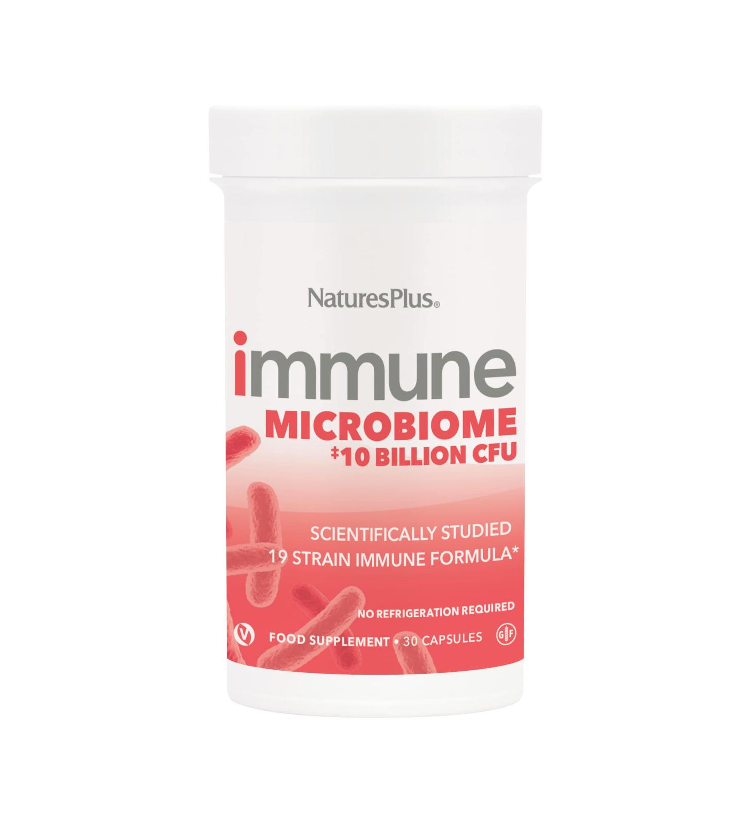 Nature's Plus Immune Probiotic 10 Billion CFU 30 Capsules