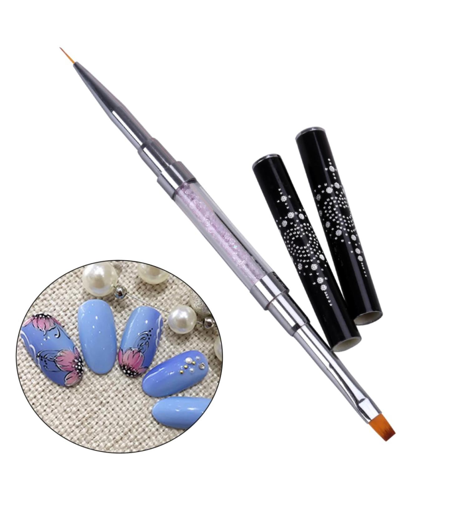 FRCOLOR Nail Art Tools Nail Polish Liner Diy Nail Tool Nail Art Brush Pen Nail Art Liner Pen Nail Art Liner Brush Manicure Tool Nail Brush With Diamond - Buy Online on GoSupps.com