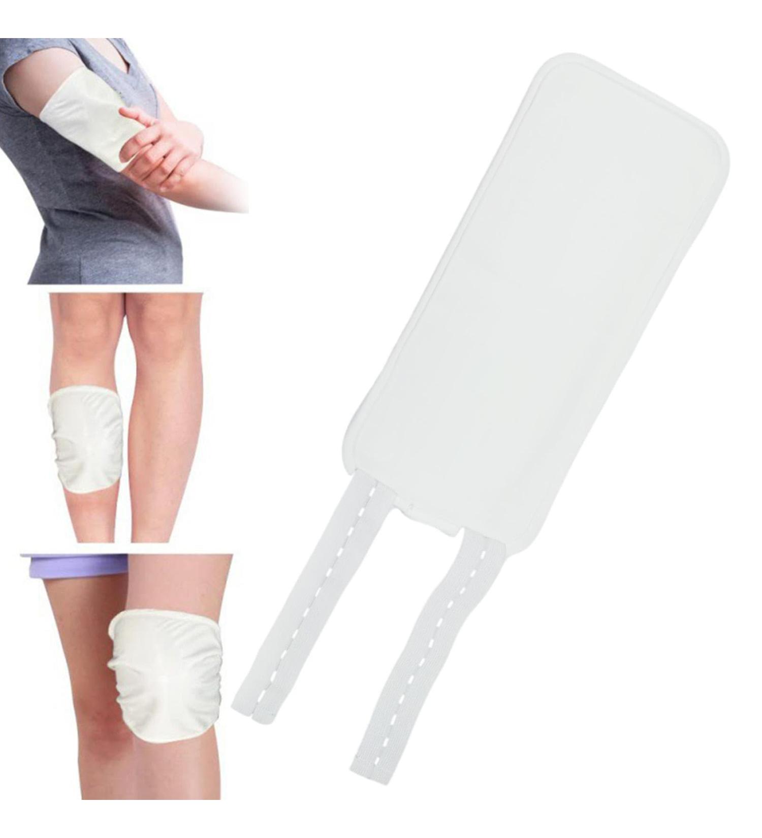 Castor Oil Packet Compress Natural Castor Essential Oil Pack Wrap Waterproof and Reusable Castor Oil Packs for Calf and Sleep Aid White - Buy Online on GoSupps.com