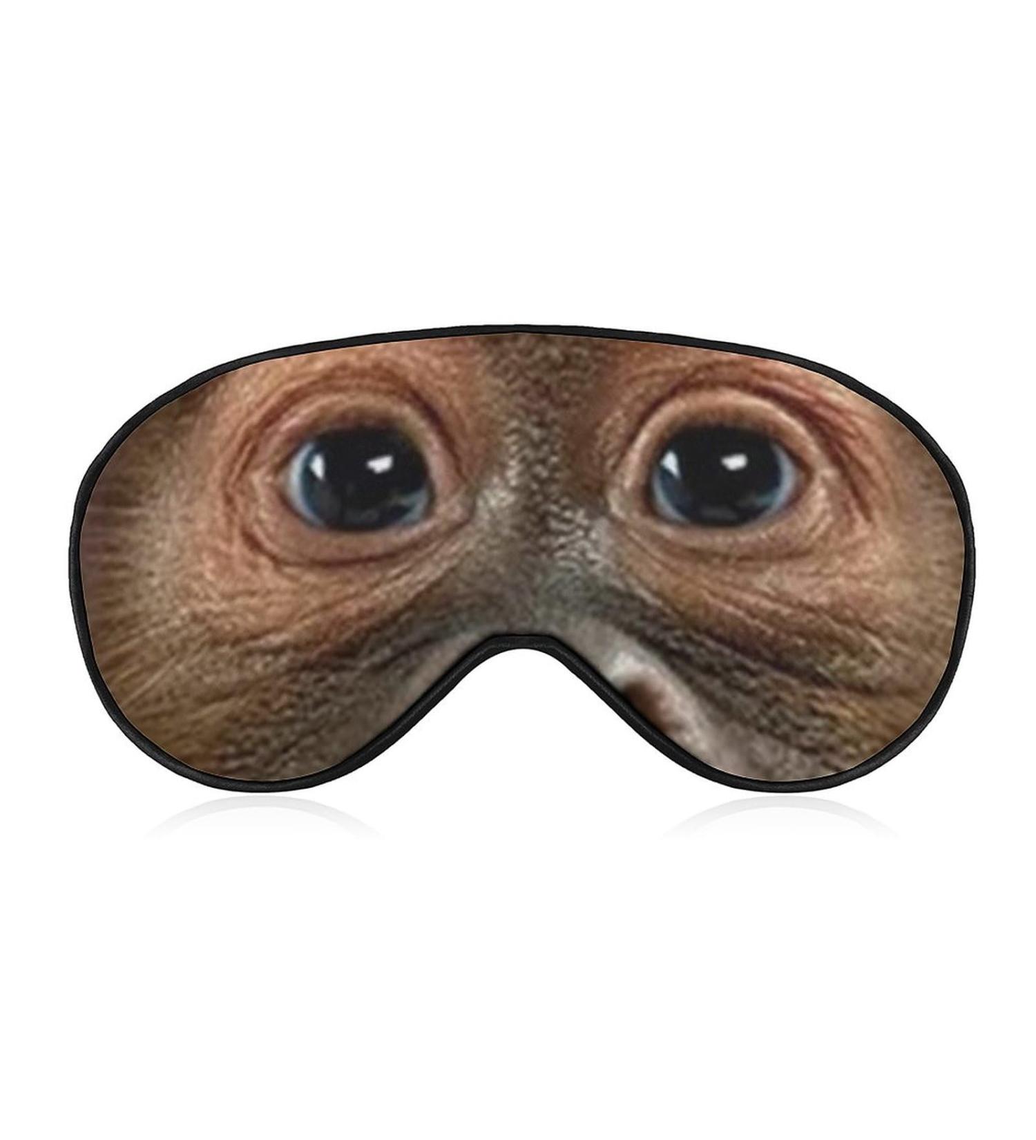 Funny Orangutan Sleep Mask - Adjustable Eye Cover for Men and Women - Blocks Light for Travel and Naps - Buy Online on GoSupps.com