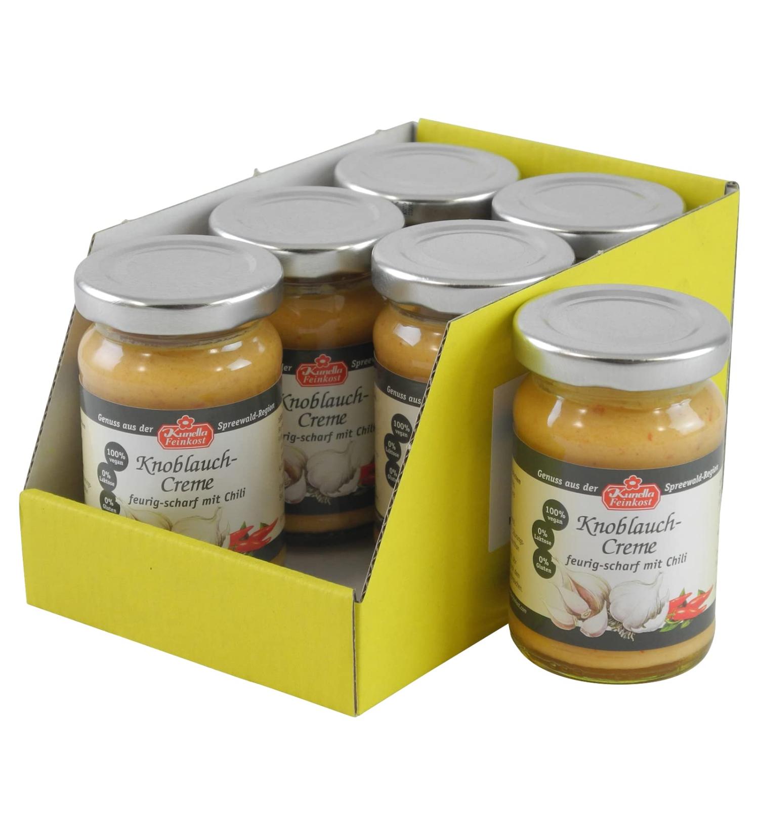Garlic cream with chilli 6-pack (6 jars of 95 g each)