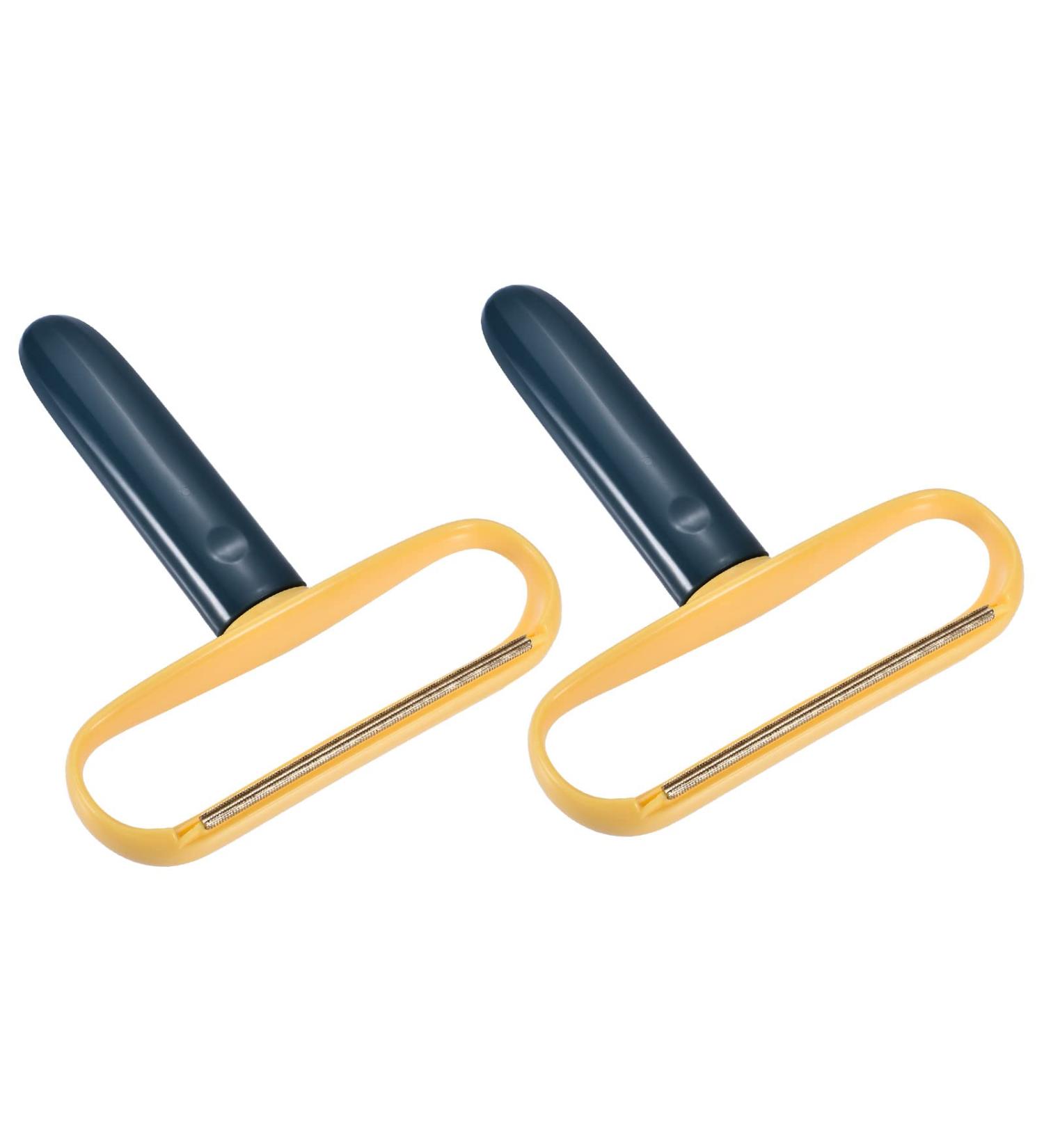 PATIKIL 2Pack Portable Fuzz Remover & Manual Clothes Shaver - Blue & Yellow | Perfect for Furniture Cleanup - International Shipping Available - Buy Online on GoSupps.com