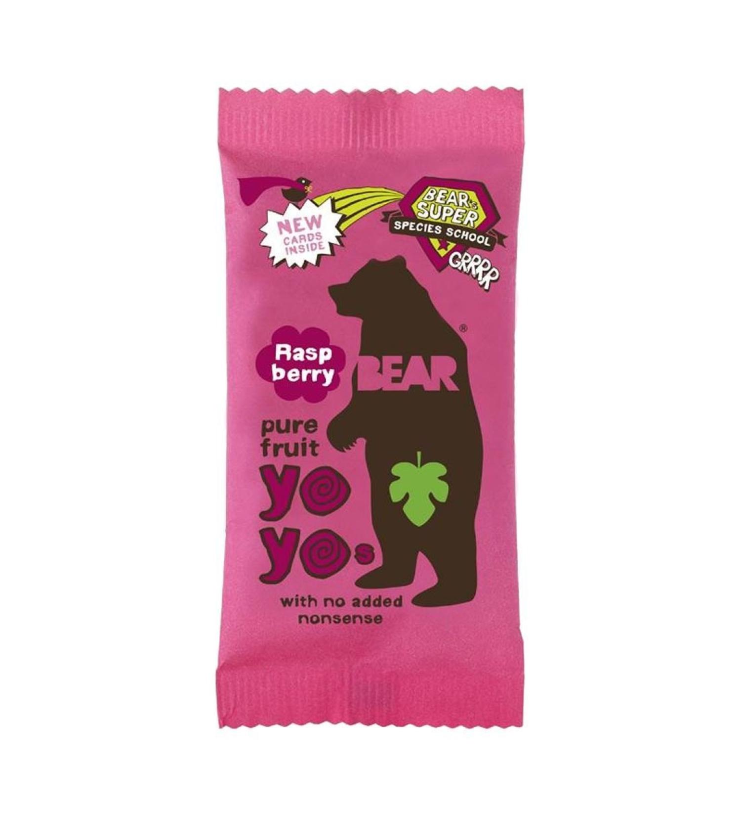 Bear | Yoyo Pure Fruit Rolls-Raspb'ry | 7 x 20g