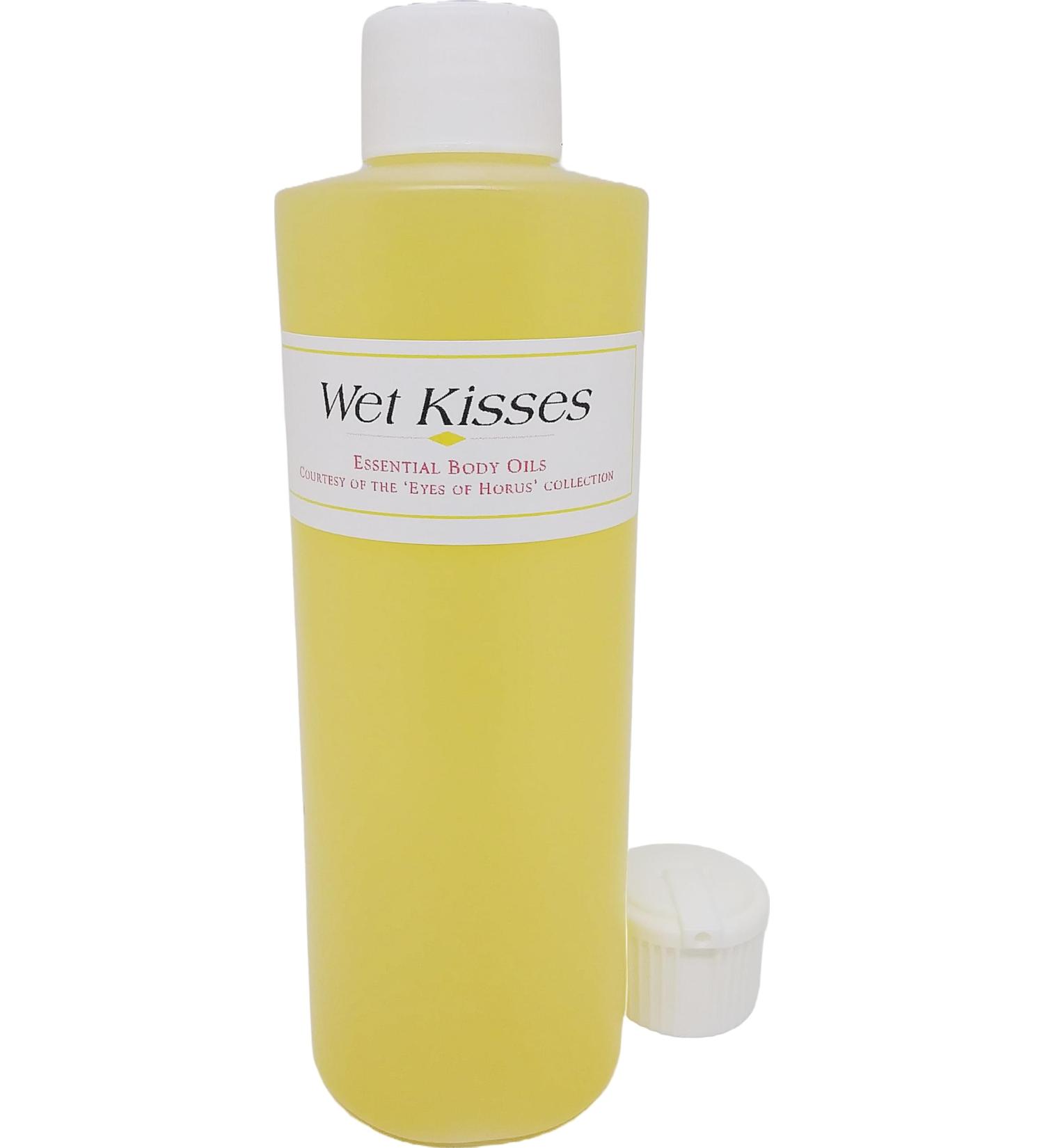 Wet Kisses For Women Scented Body Oil Fragrance Flip Cap - Gold - 8 oz. - ID#24134 8 Fl Oz (Pack of 1)