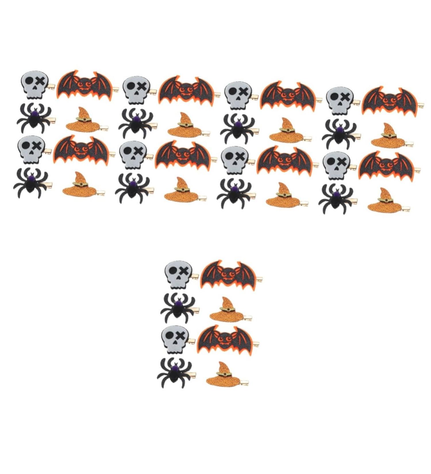 20 Pairs Halloween Hair Clips Hair Barrettes Bat Hair Clip Gothic Spider Headdress Goth Hair Accessories Gothic Hair Accessories Goth Hair Clips Witch Hat Hair Clips Iron Beaupretty - Buy Online on GoSupps.com