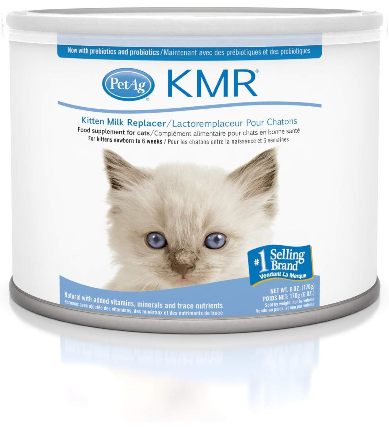 Pet Ag KMR Powder Kitten Milk Replacer 6 oz - Pack of 2