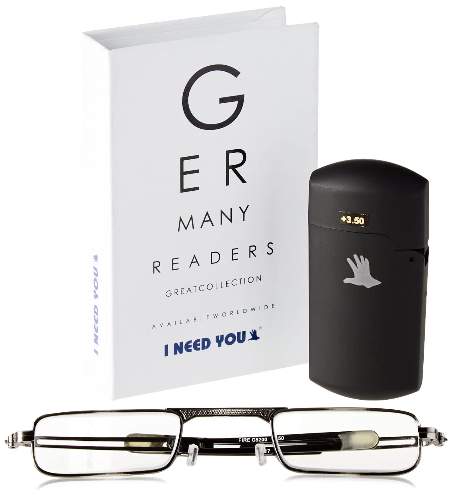 NEED YOU Reading Glasses Fire +3.50 Diopters Antique Silver - Stylish & Comfortable Pack of 1 | International Shipping Available - Buy Online on GoSupps.com