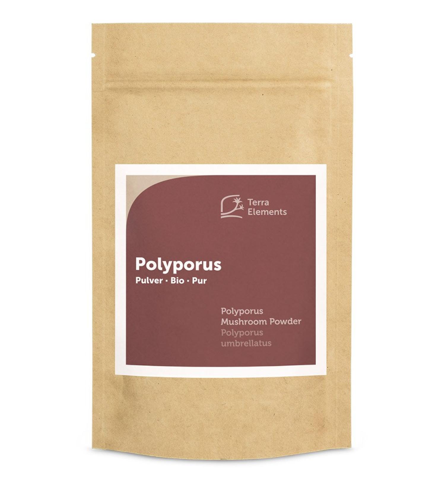 Terra Elements Organic Polyporus Powder 100g I 100% Pure I Vegan I Raw Quality - Buy Online on GoSupps.com