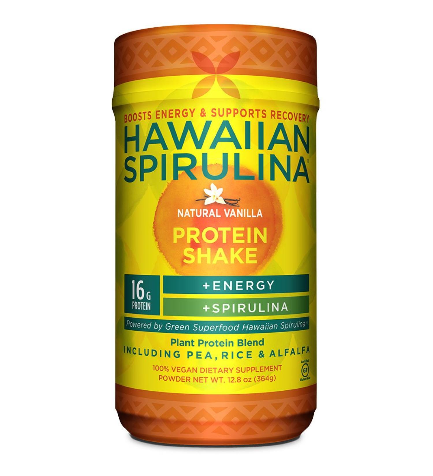 Nutritional Boost: Nutrex Hawaii Hawaiian Spirulina Protein Shake - Natural Vanilla 12.8 oz - Buy Online on GoSupps.com