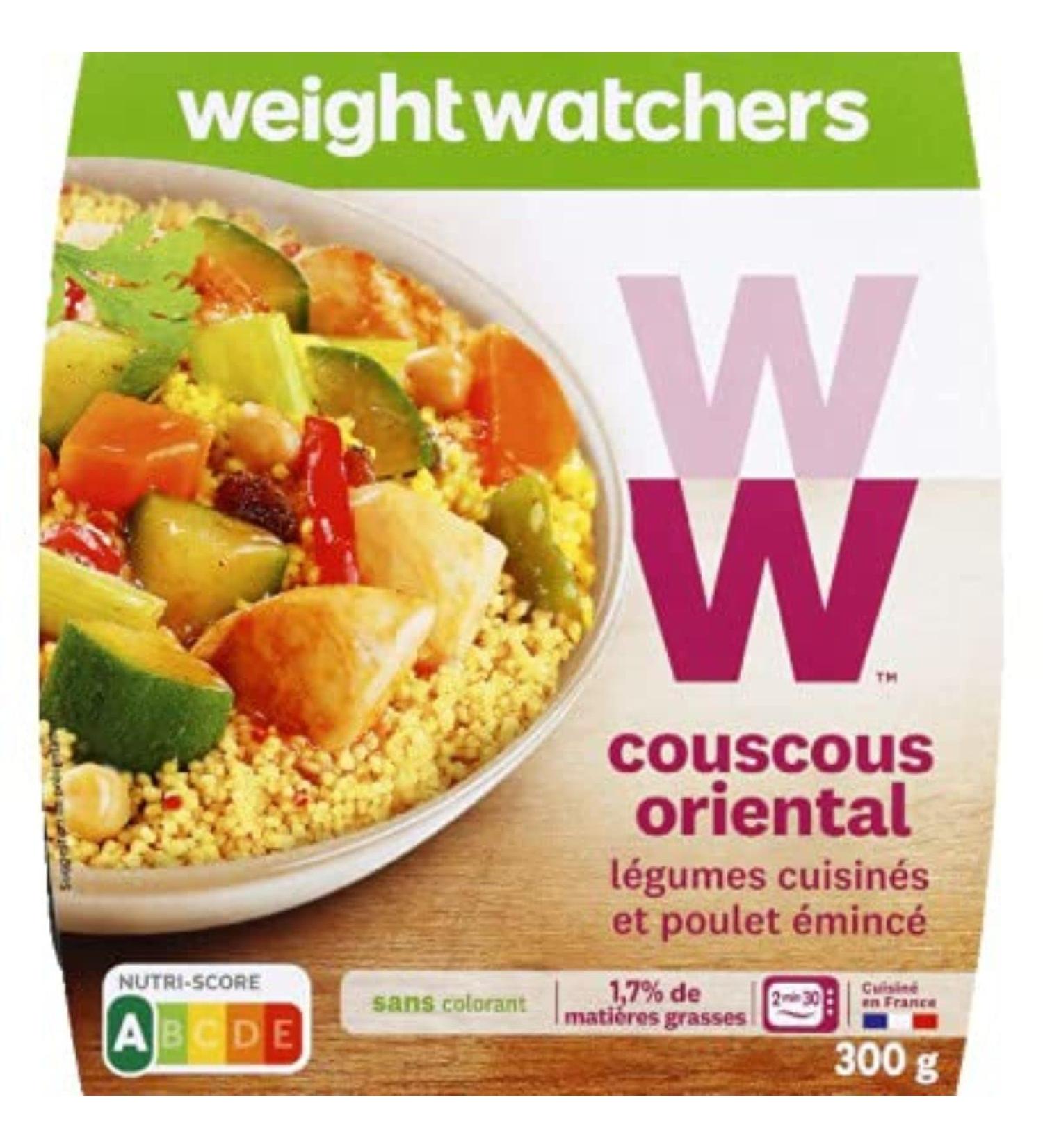 WEIGHT WATCHERS Oriental Couscous/Cooked Vegetables/Sliced Chicken