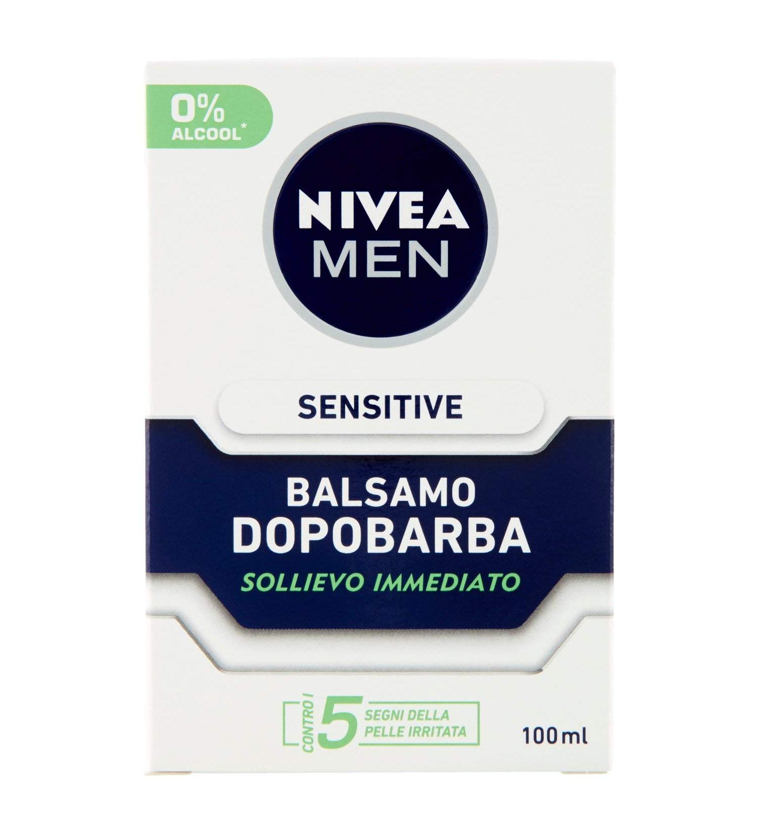 Buy Nivea Men Sensitive Aftershave Balm (100ml) - Gentle Formula with Chamomile & Vitamin E for Sensitive Skin | Perfect Beard Balm - Buy Online on GoSupps.com
