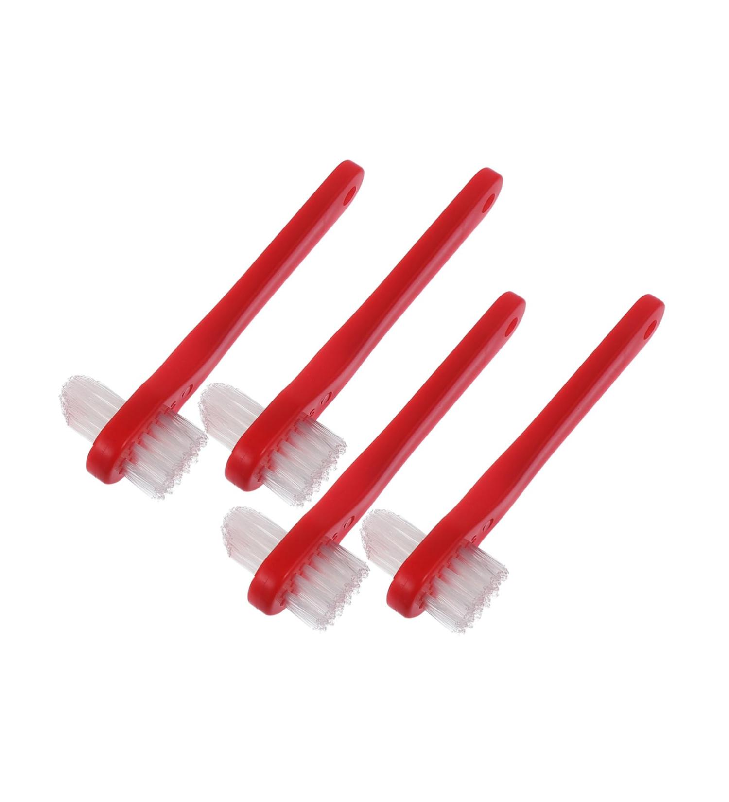 Vintorky 4-Piece Travel Toothbrush Set - Double-Sided Prosthesis Brushes for Braces - Ideal for International Shipping - Buy Online on GoSupps.com