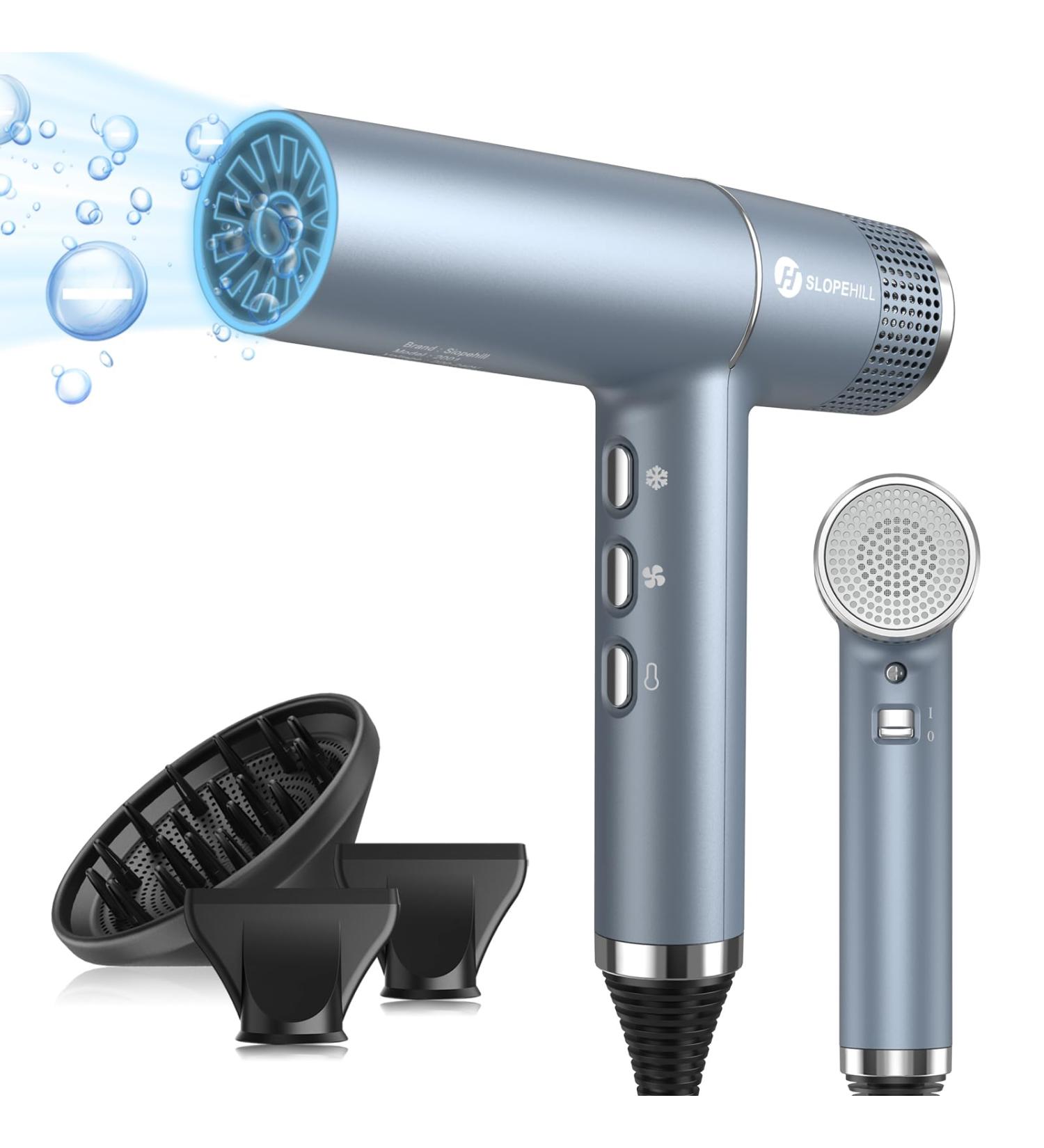 Slopehill Hair Dryer - 2000W Brushless Engine Oxy Active Technology & LED | IQ Perfetto - Innovative Microfilter | Shop Internationally - Buy Online on GoSupps.com
