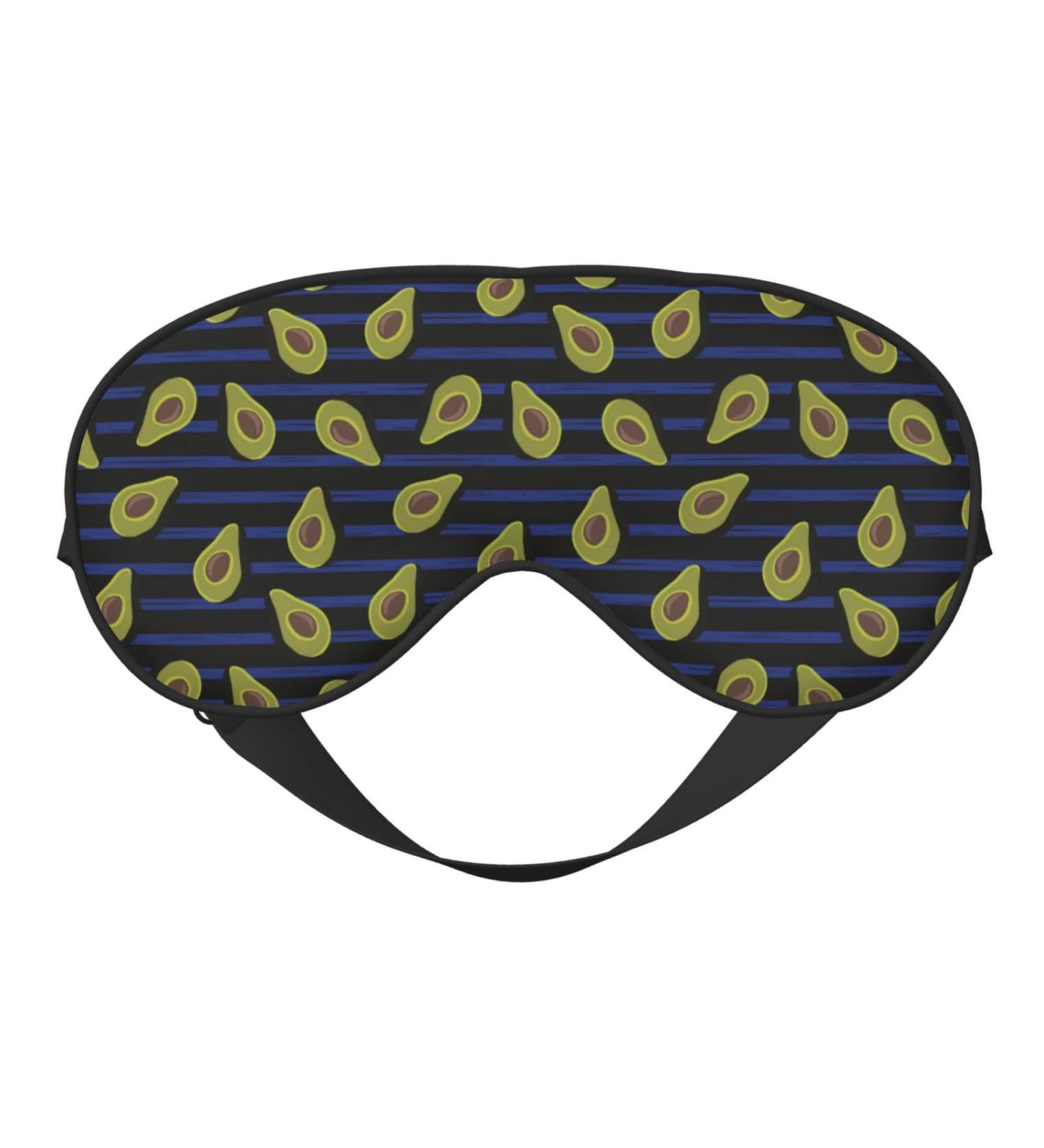 Buy Adjustable Double-Sided Avocado Sleep Mask | Soft Eye Covers for Ultimate Comfort & Eye Edema Relief - International Shipping Available - Buy Online on GoSupps.com