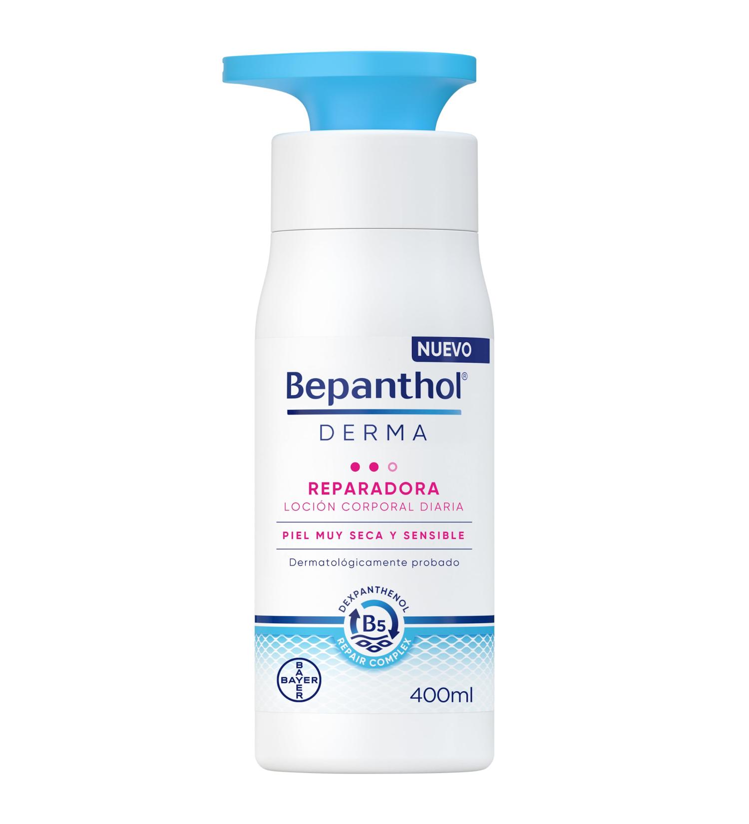 Bayer BEPANTHOL Moisturizer for dry skin repairing derma lotion immediate and longlasting hydration for very dry and sensitive skin daily use 400 ml perfumefree Fragrancefree 1 ml 400er Pack - Buy Online on GoSupps.com
