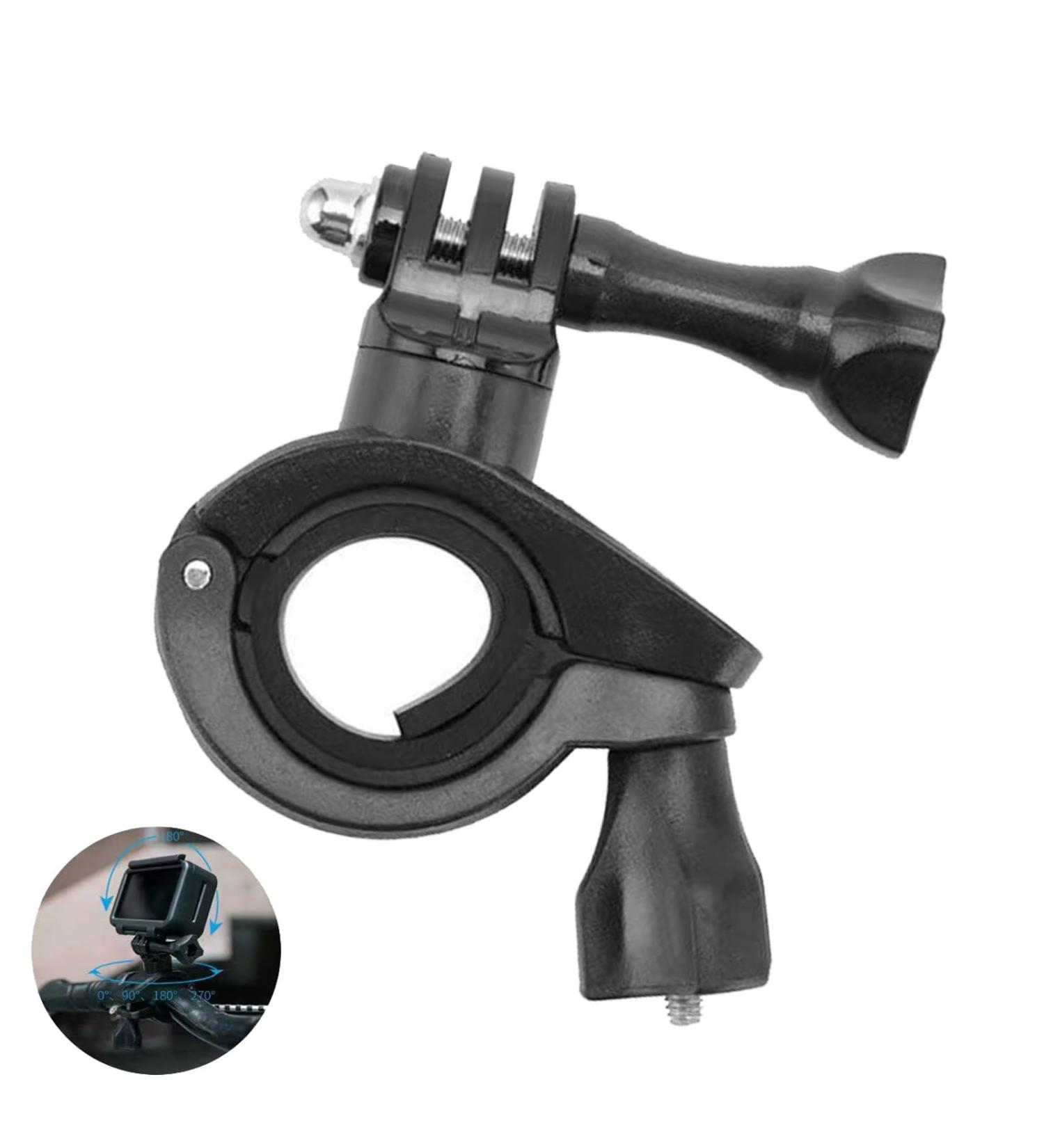 Buy Action Camera Handlebar Mount - Compatible with GoPro Series | Bicycle & Motorcycle Clip - Buy Online on GoSupps.com