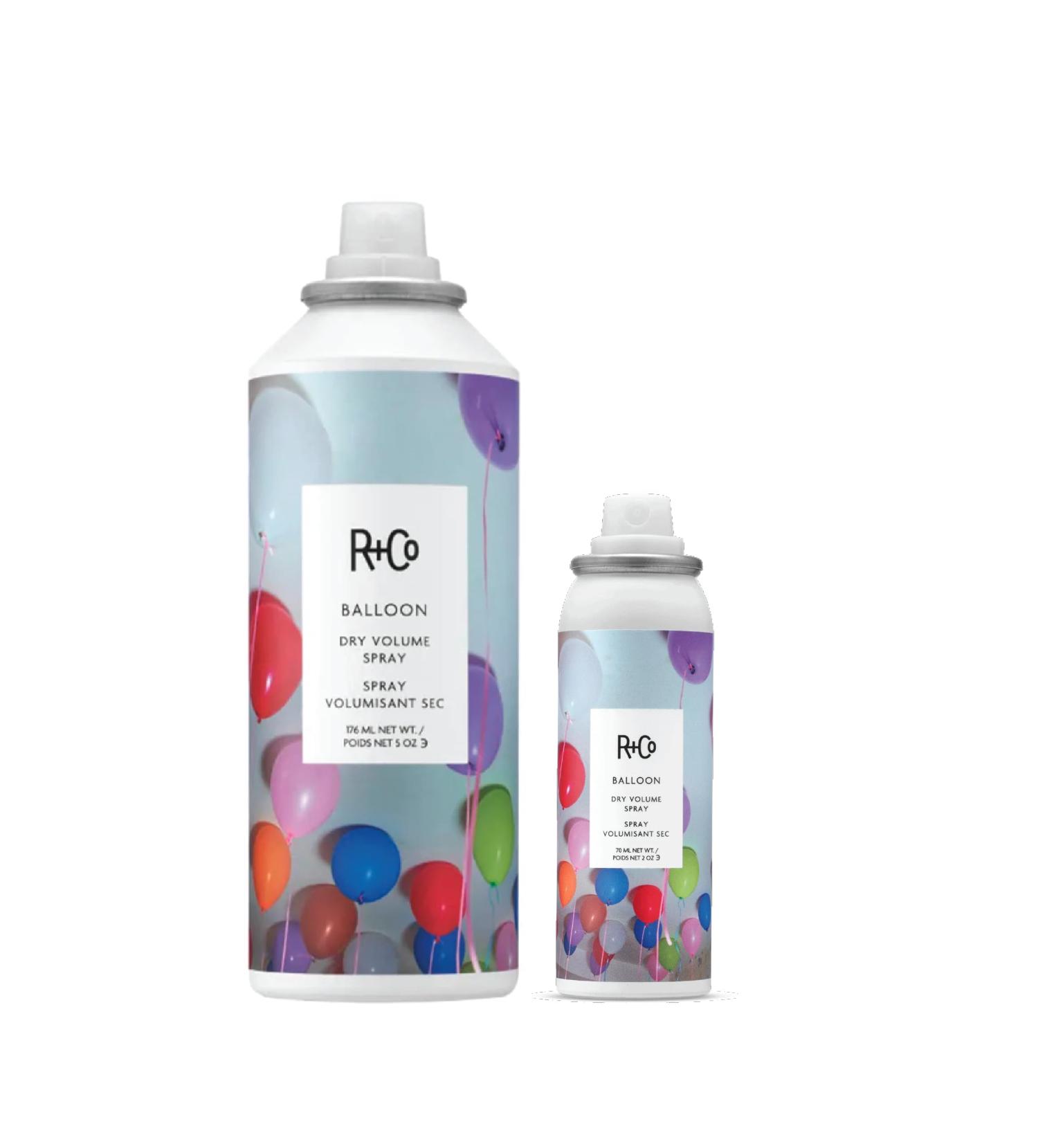 R+Co Balloon Dry Volume Hair Spray | Adds Instant Volume + Texture + Finish + Hold | Long-Lasting Ultra-Light | 5 Ounce + 2 Ounce (Pack of 2) - Buy Online on GoSupps.com