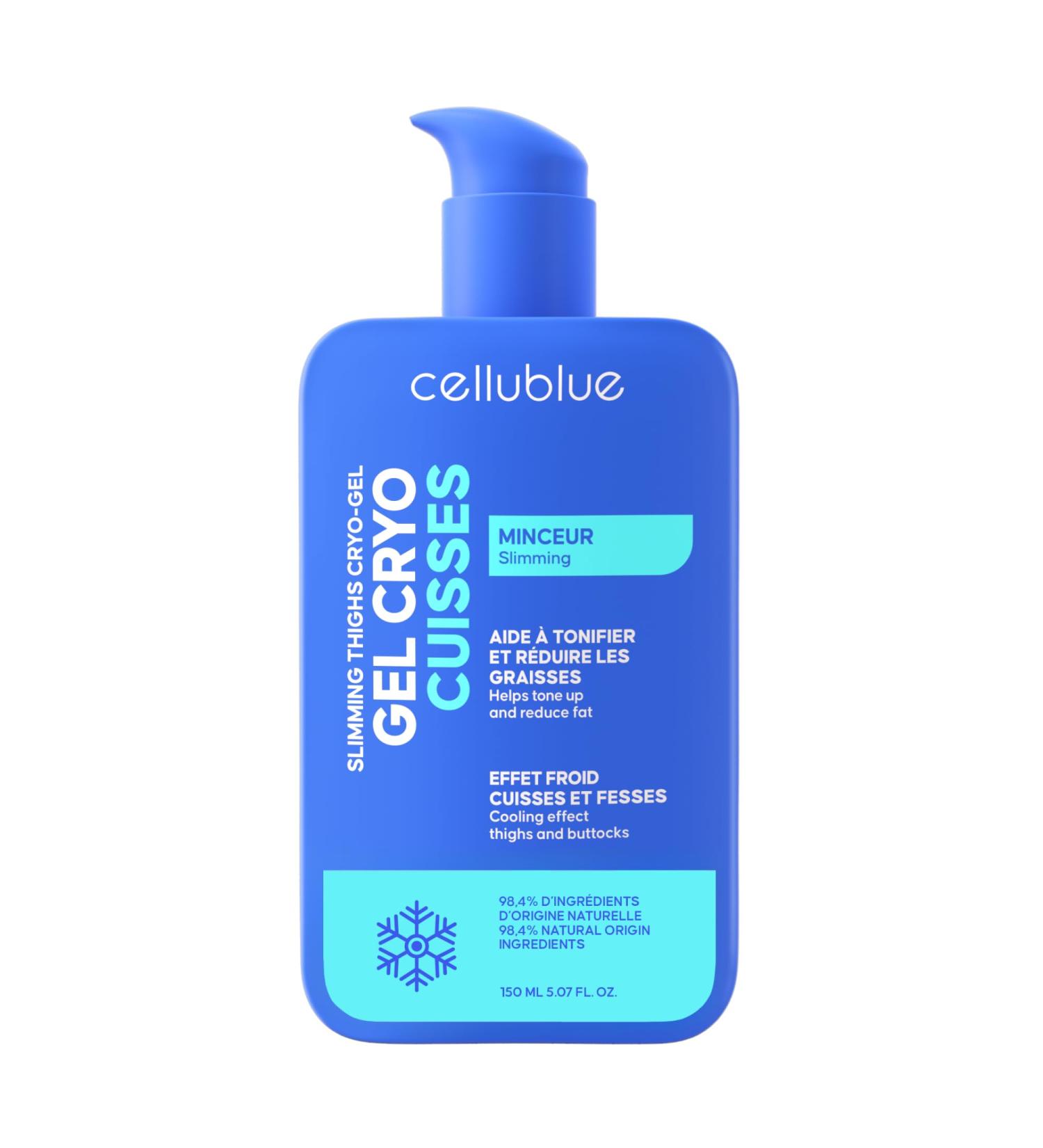 Gel Minceur Cryo Cuisses Cellublue Effet froid intense Action cibl e pour des cuisses affin es r sultats rapides Marque experte depuis 12 ans (150 ml) - Buy Online on GoSupps.com