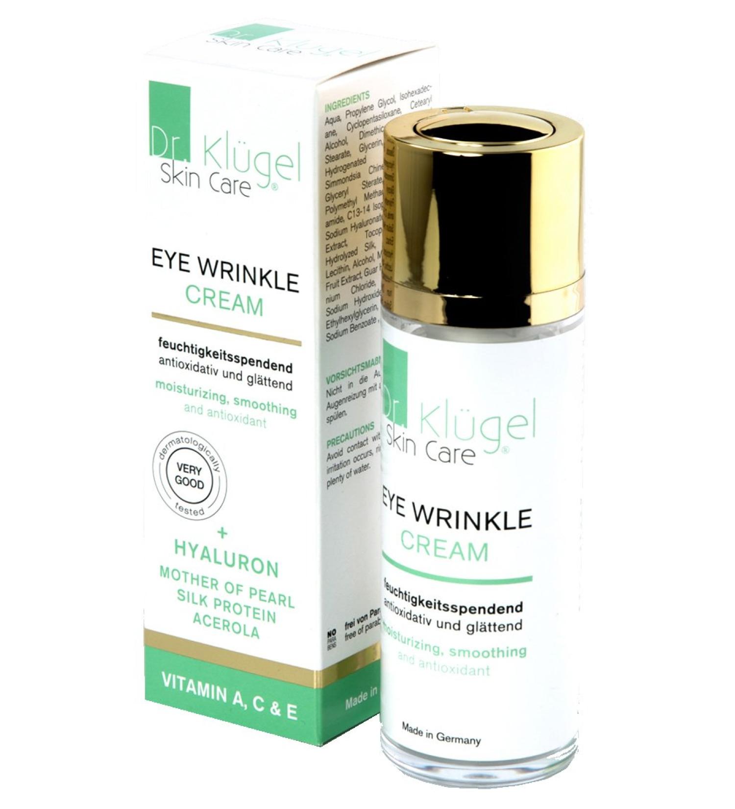 Dr. Kl Gel Skin Care Eye Wrinkle Cream - Anti-Aging with Hyaluronic - Reduces Wrinkles & Dark Circles - 30ml - Buy Online on GoSupps.com